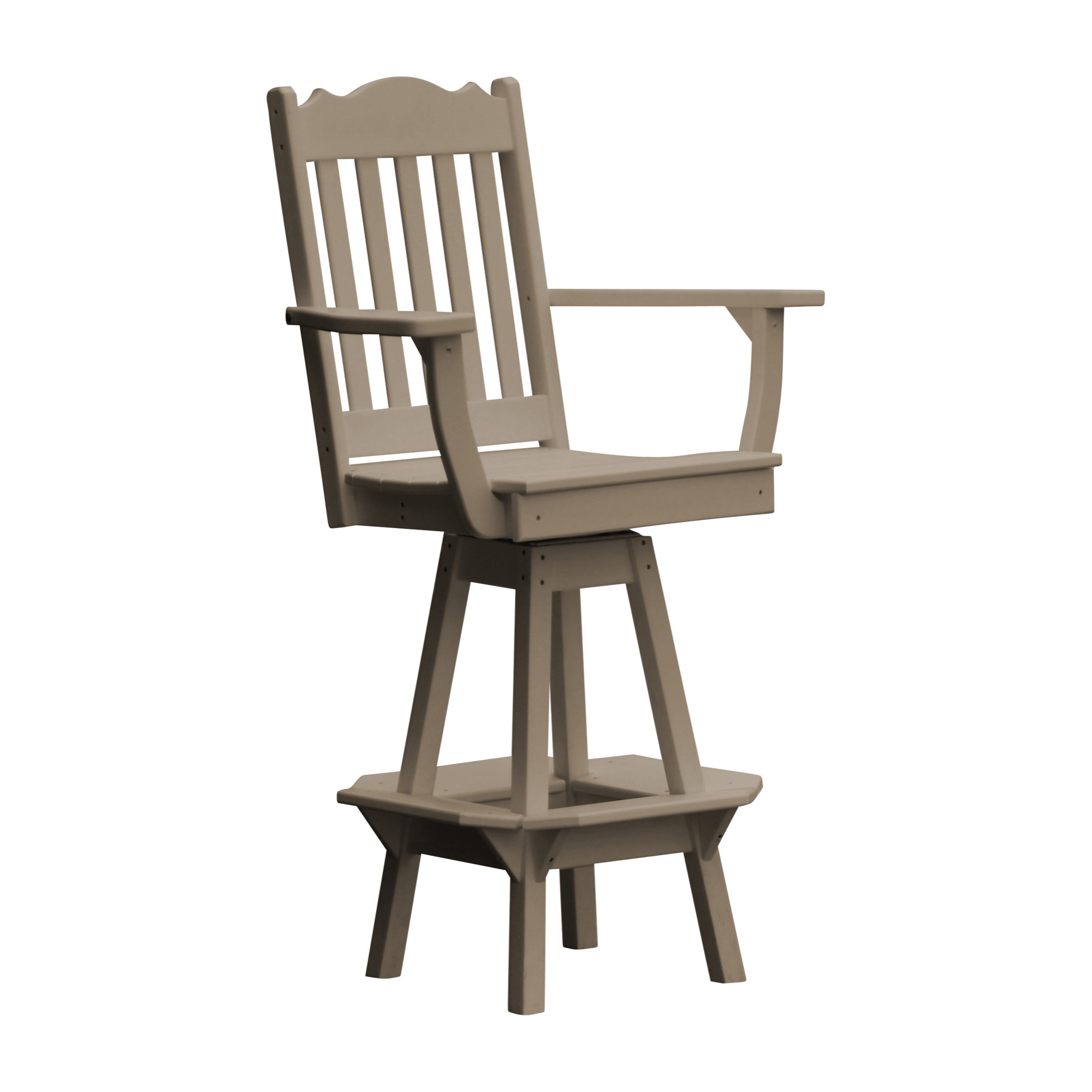 Keystone Amish Co. Royal Poly Swivel Bar Chair