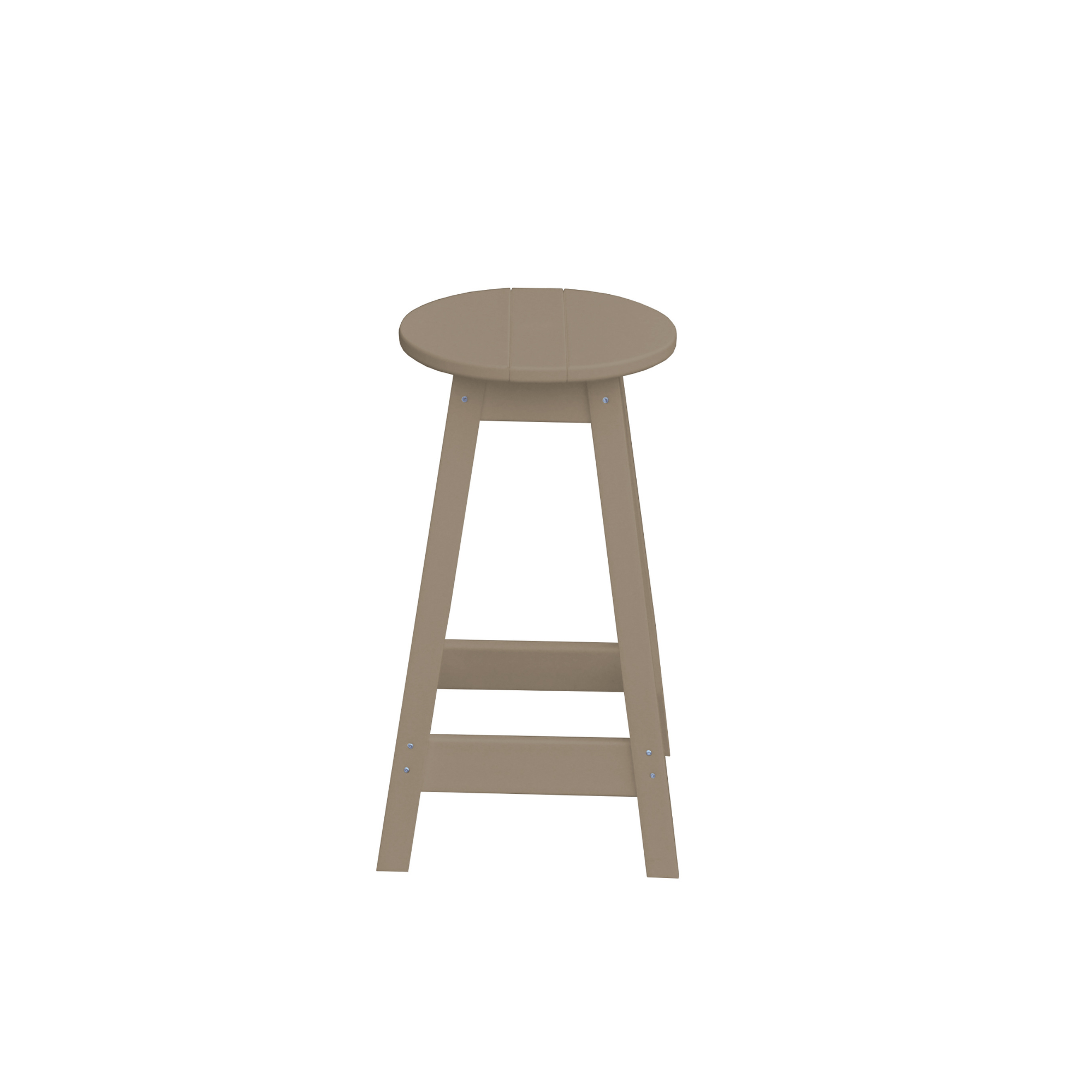 Keystone Amish Co. Poly Round Counter Height Outdoor Stool