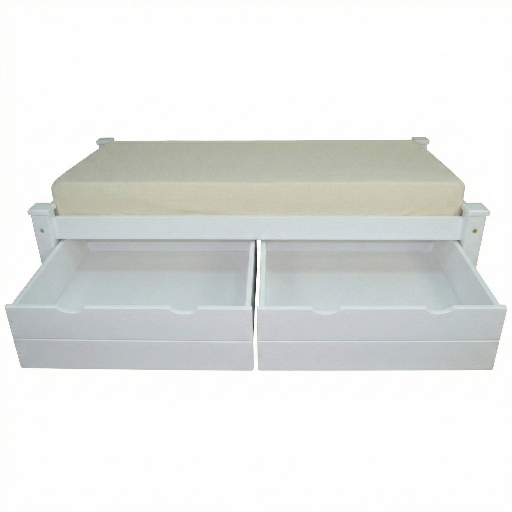 Versaloft Homestead Amish Made Bed Frame with 2-Piece Drawers