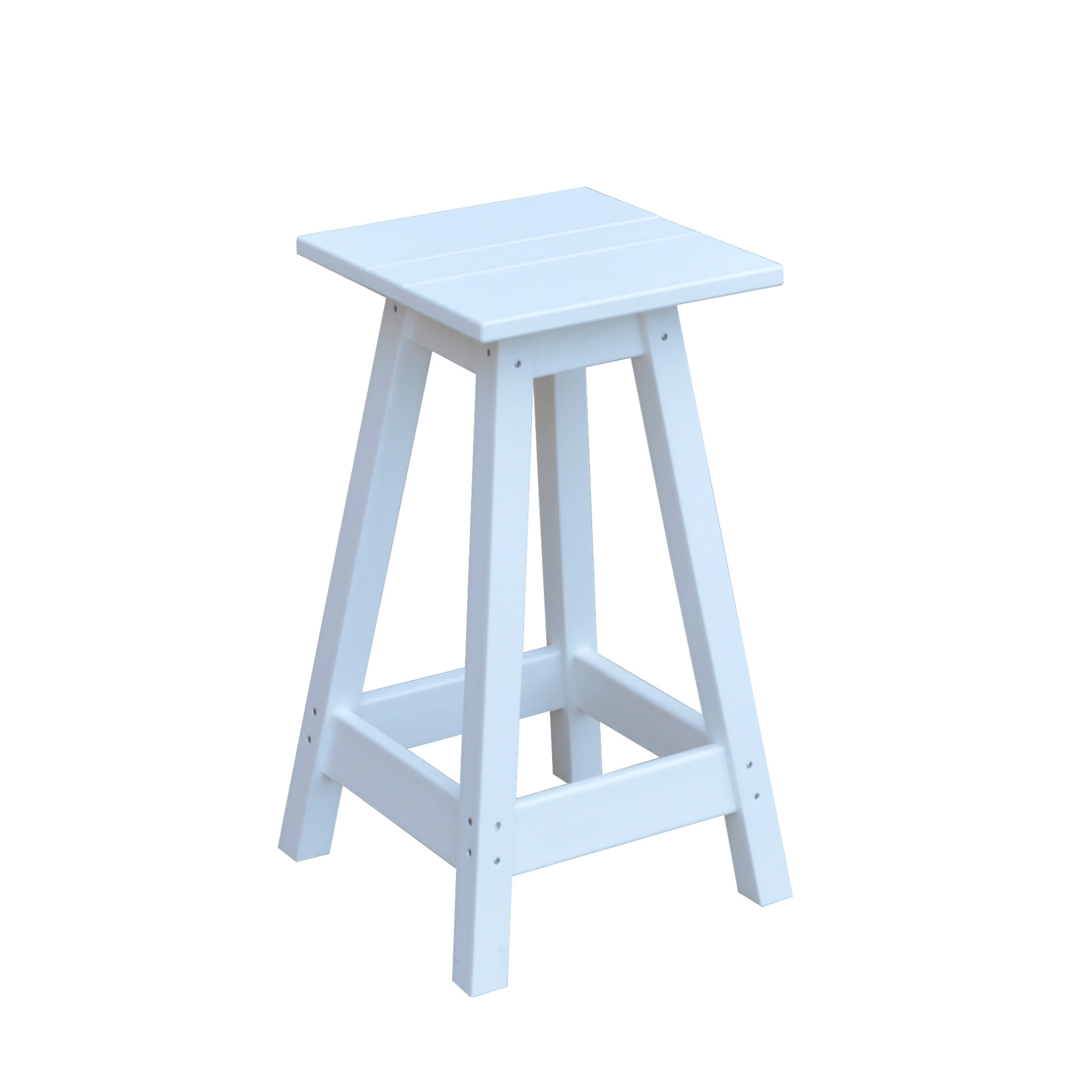 Keystone Amish Co. Square Poly Outdoor Counter Stool