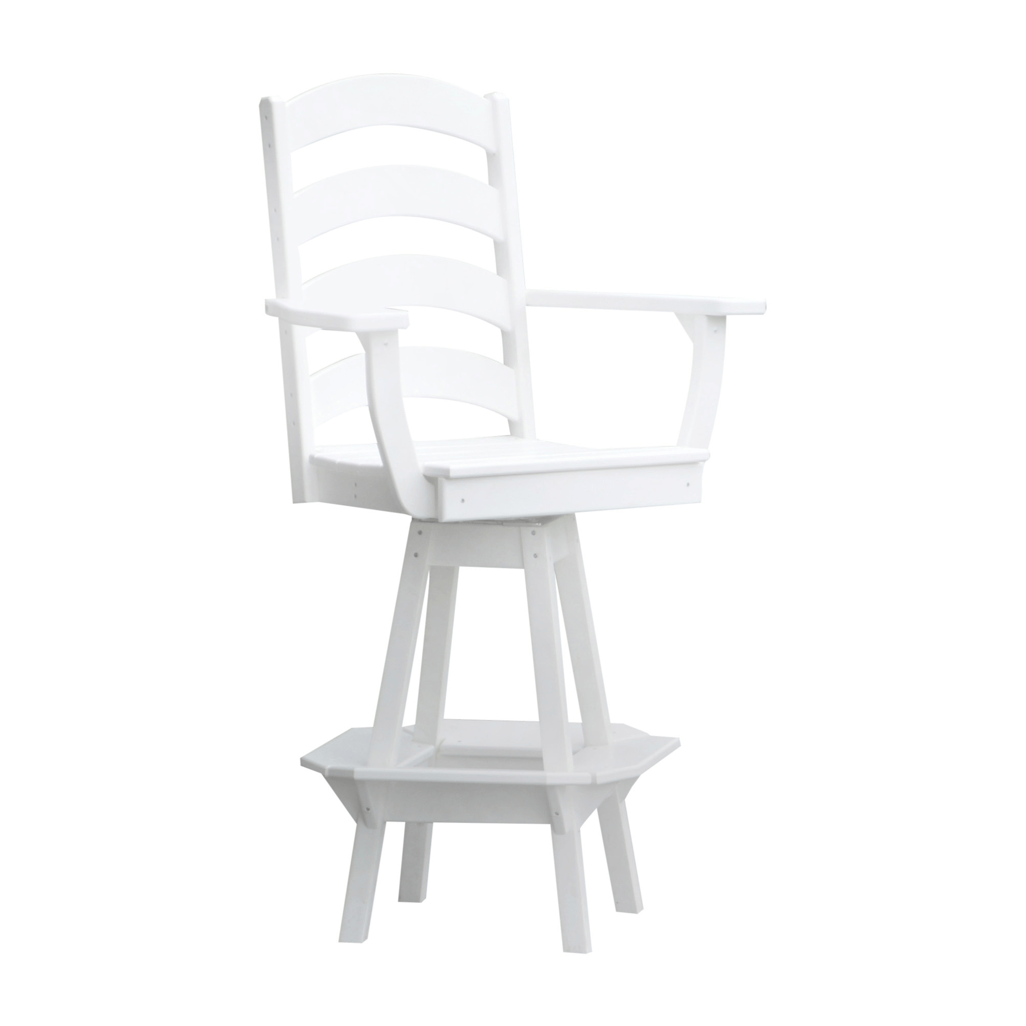 Keystone Amish Co. Josie Poly Outdoor Swivel Bar Chair