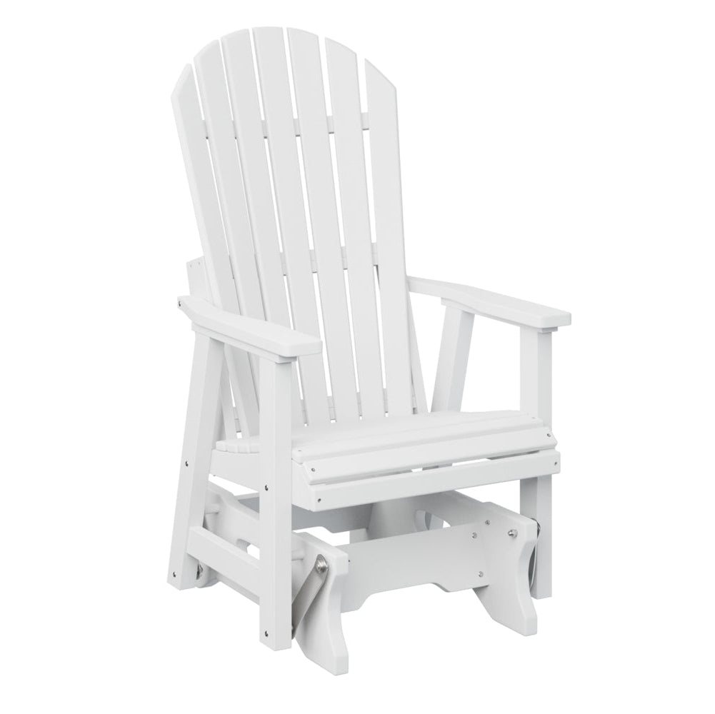 Berlin Gardens Comfo Back Poly Lumber Single Glider