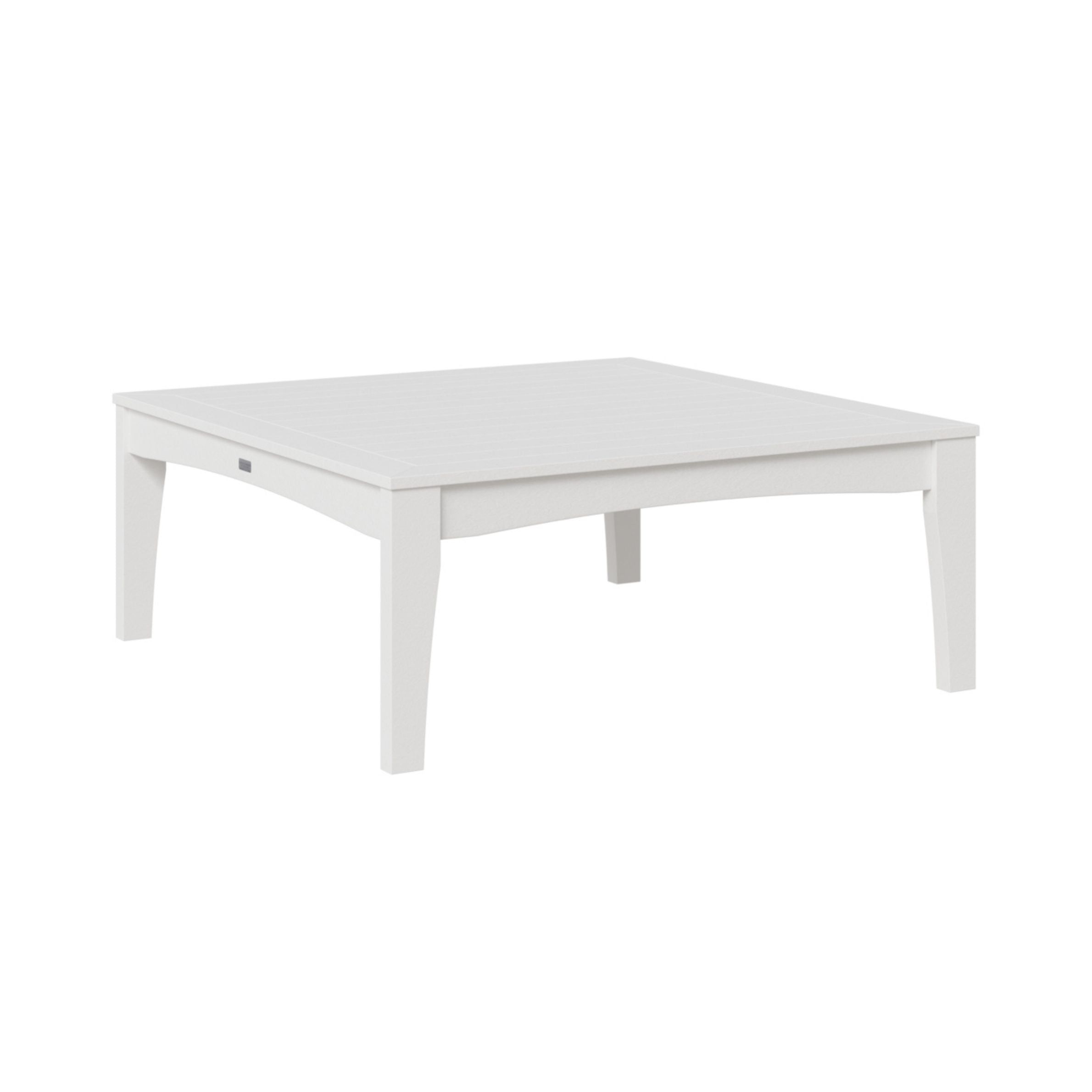 Berlin Gardens Classic Terrace Outdoor Poly Lumber Square Coffee Table