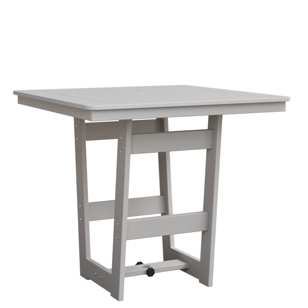 Berlin Gardens Hudson 40″ Outdoor Poly Lumber Square Bar Table