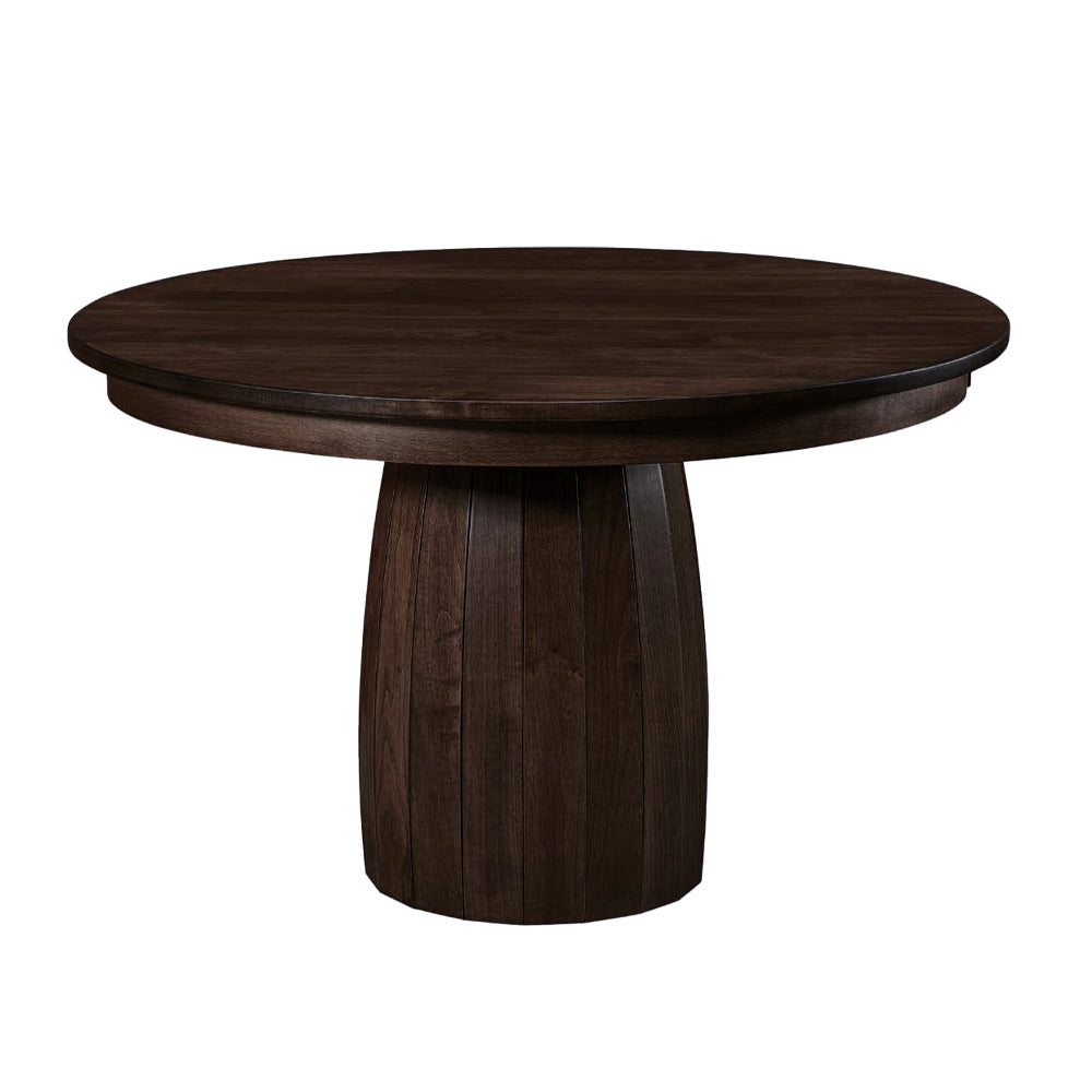 Hoosier Timbercraft Woodruff Extendable Pedestal Dining Table