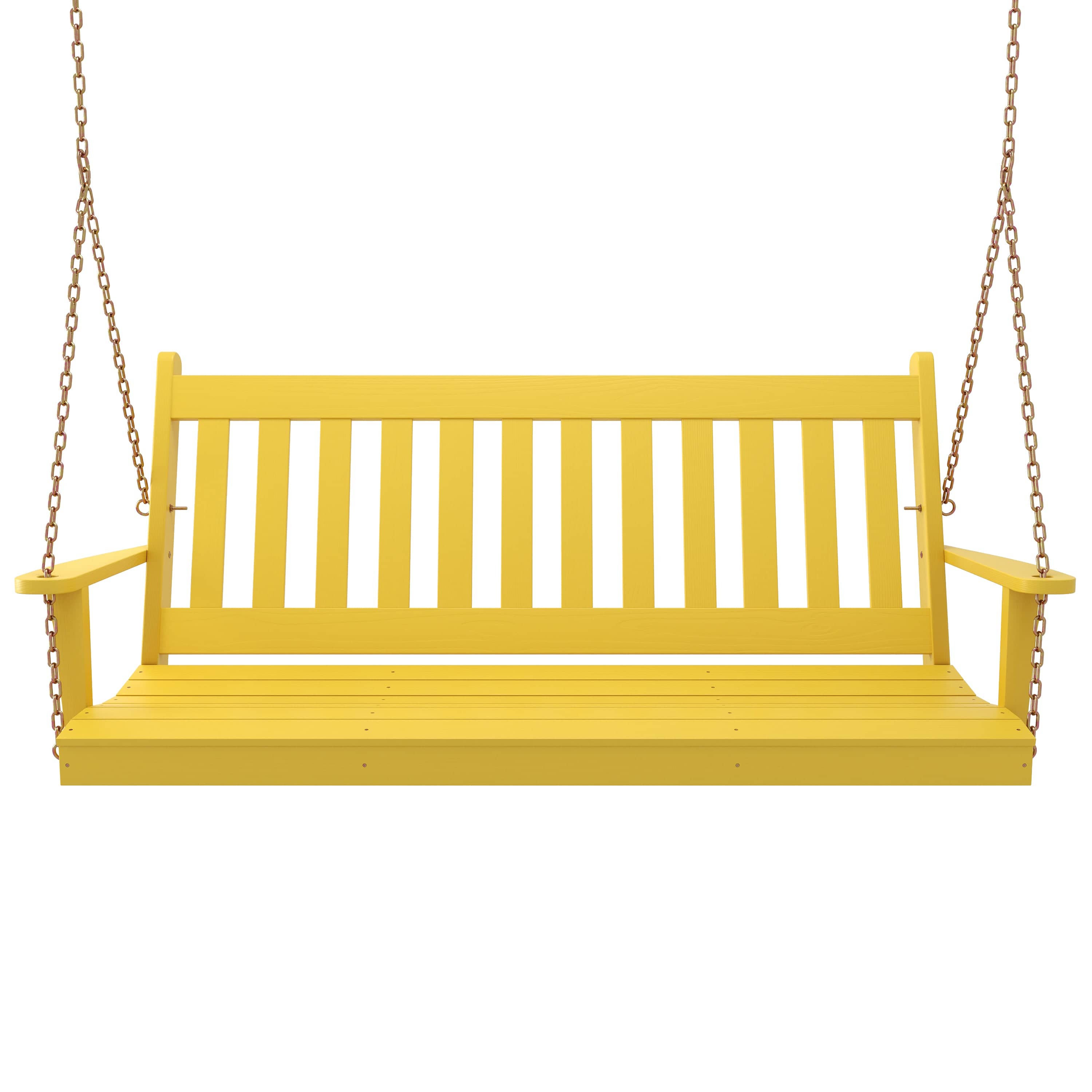 Keystone Amish Co. 5 Foot Franklin Porch Swing, Yellow