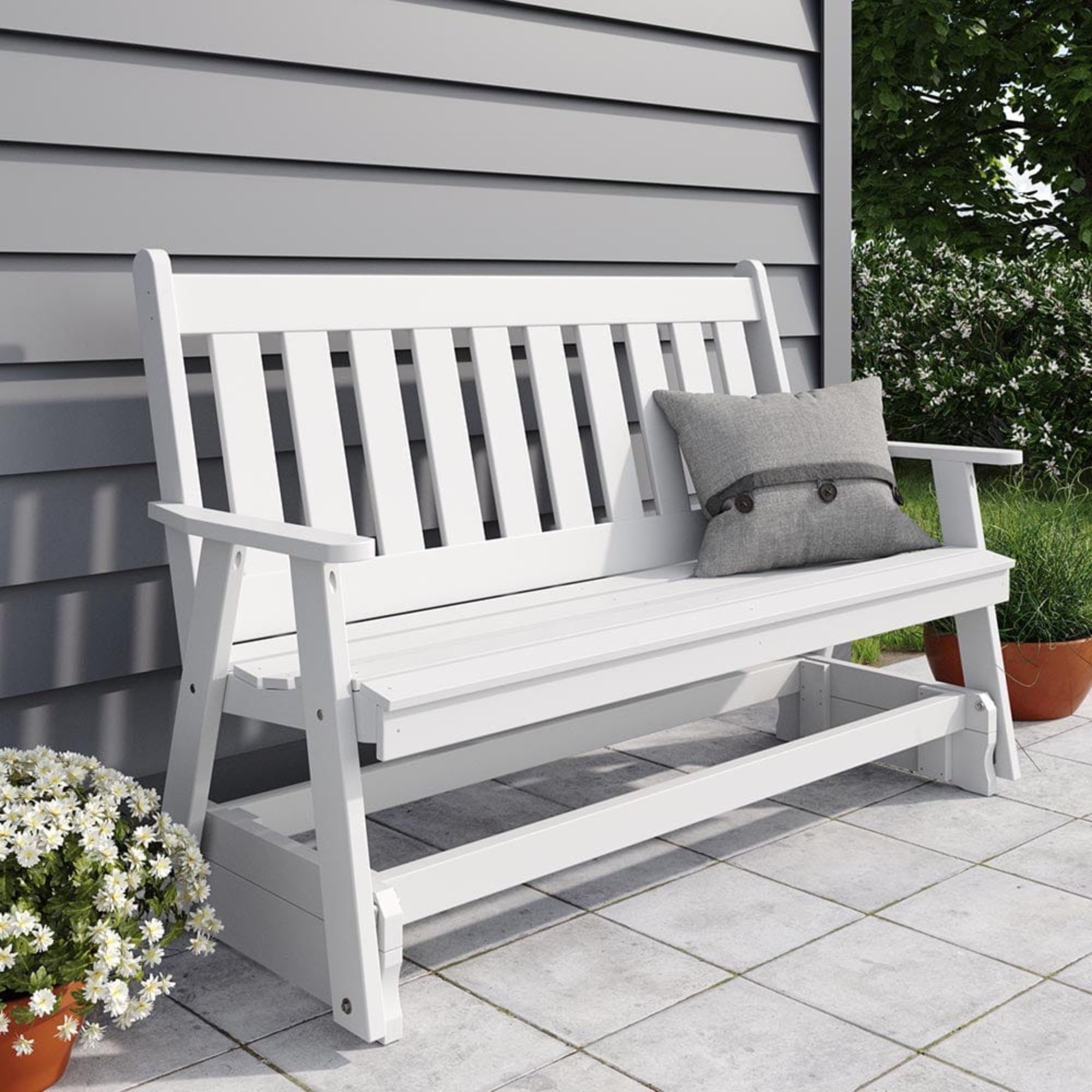 Keystone Amish Co. Franklin Poly Composite Porch Glider
