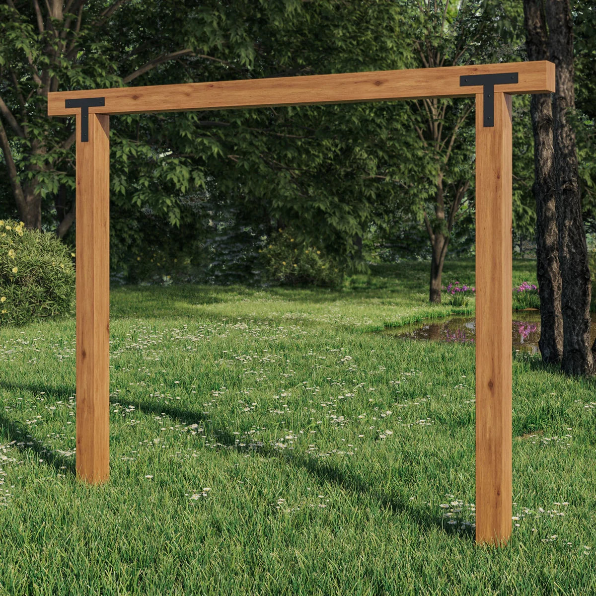 Amish Casual DIY Swing Stand Bracket Hardware Kit (No Wood)