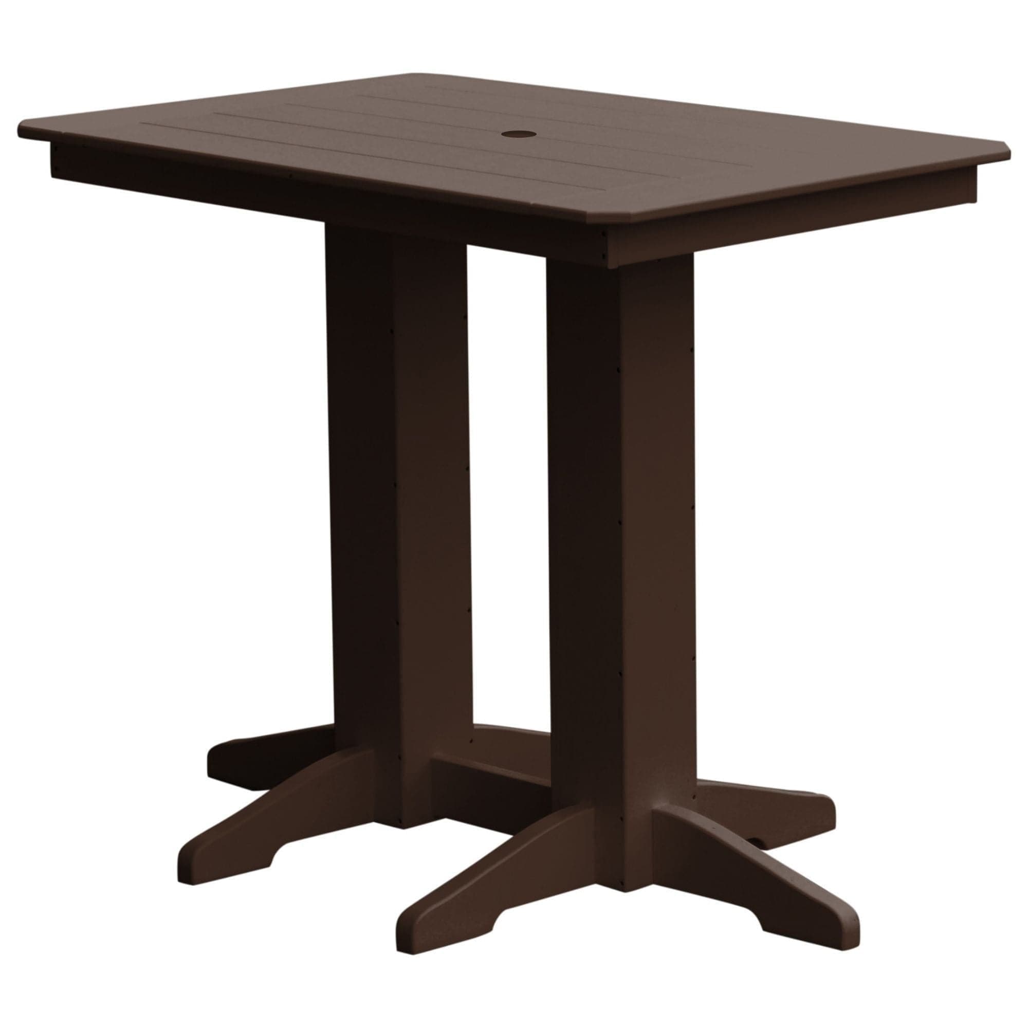 Keystone Amish Co. Bar Height Poly Outdoor Dining Table