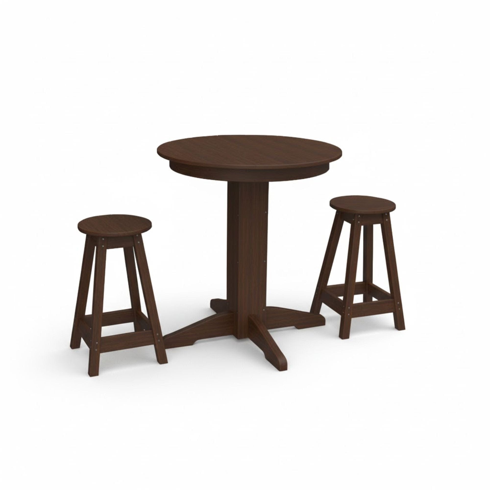 Keystone Amish Co. Poly Composite Sierra Counter-Height Barstool Set