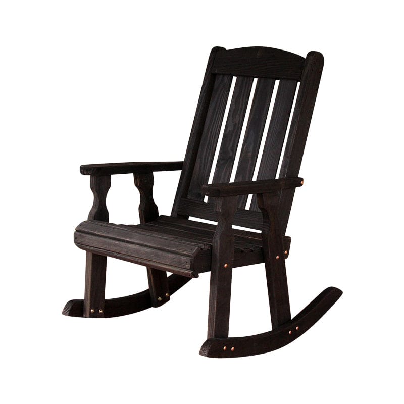 Amish Casual Heavy Duty 600 Lb Mission Treated Rocking Chair