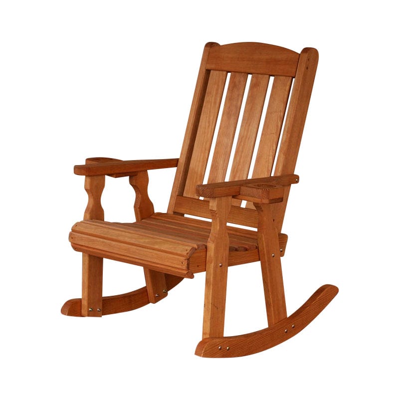 Amish Casual Heavy Duty 600 Lb Mission Treated Rocking Chair