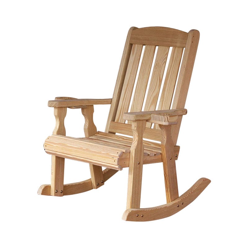 Amish Casual Heavy Duty 600 Lb Mission Treated Rocking Chair