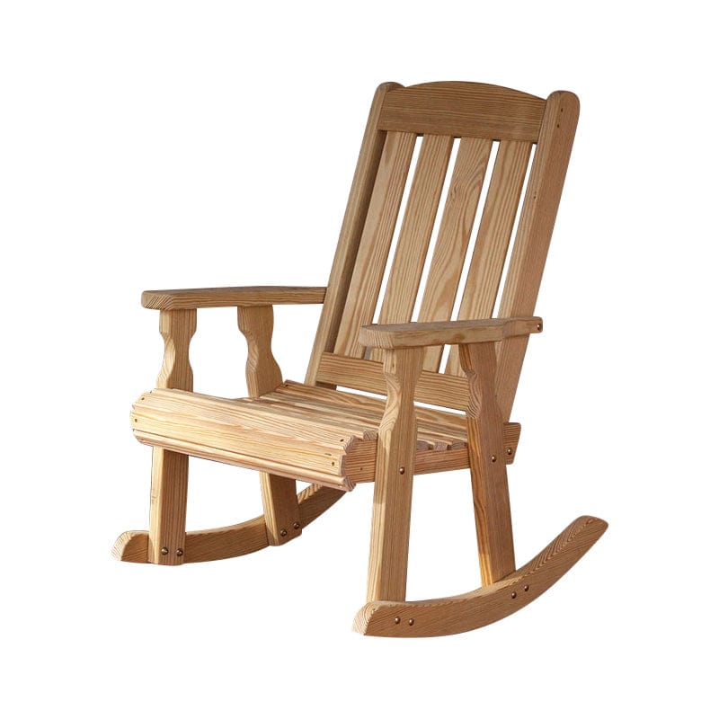 Amish Casual Heavy Duty 600 Lb Mission Treated Rocking Chair