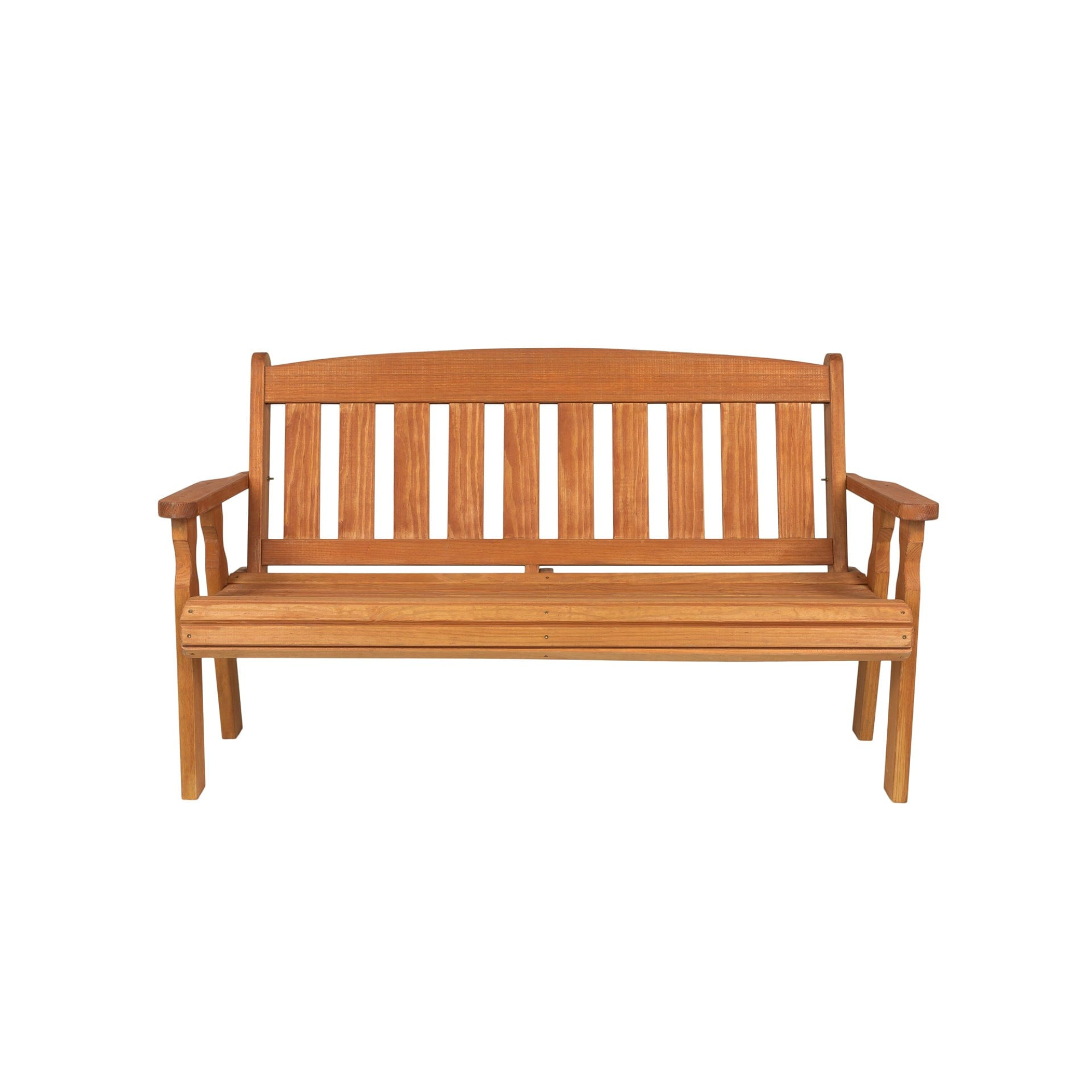 Amish Casual Mission Wooden Outdoor Bench