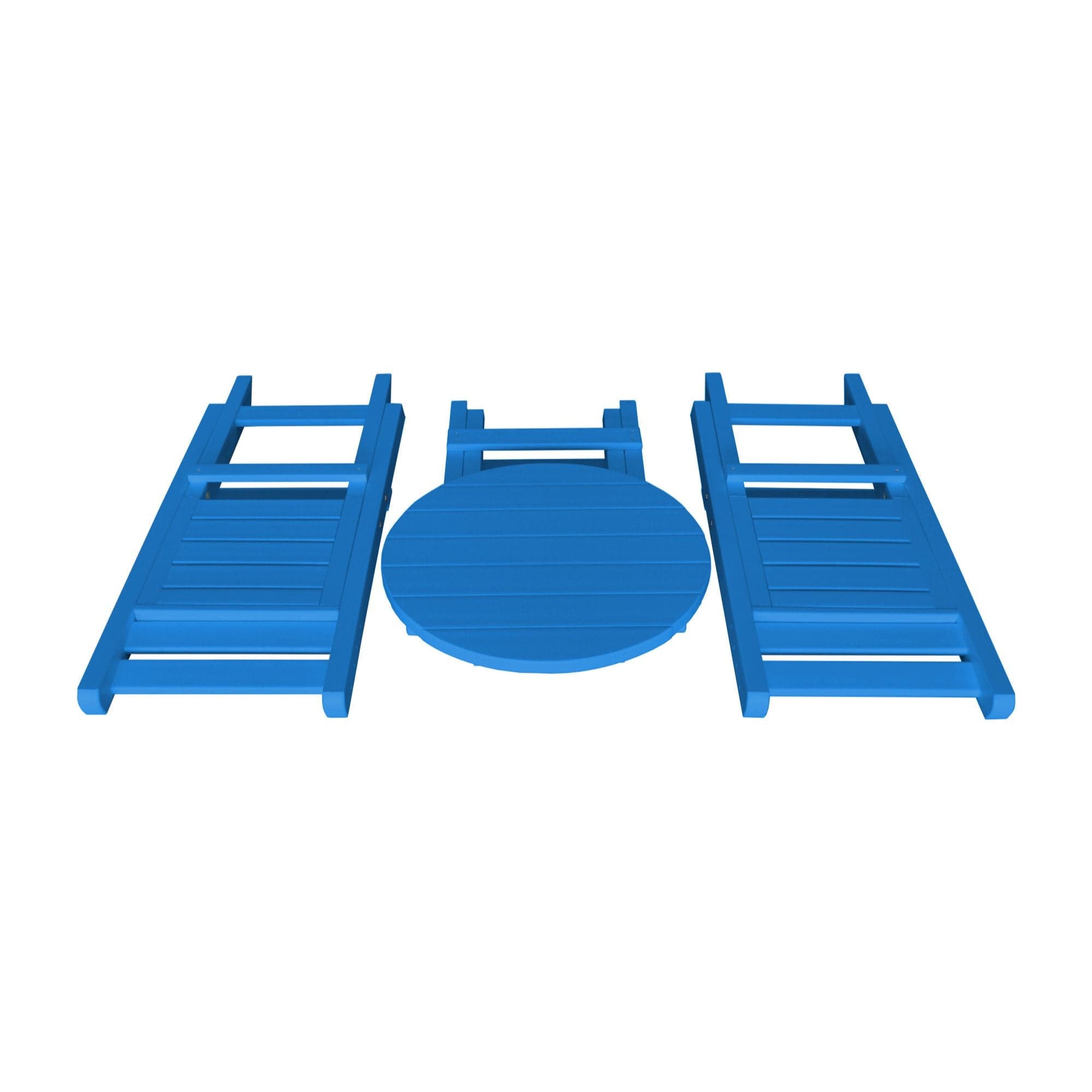 Keystone Amish Co. Coronado Round Poly Folding Bistro Set