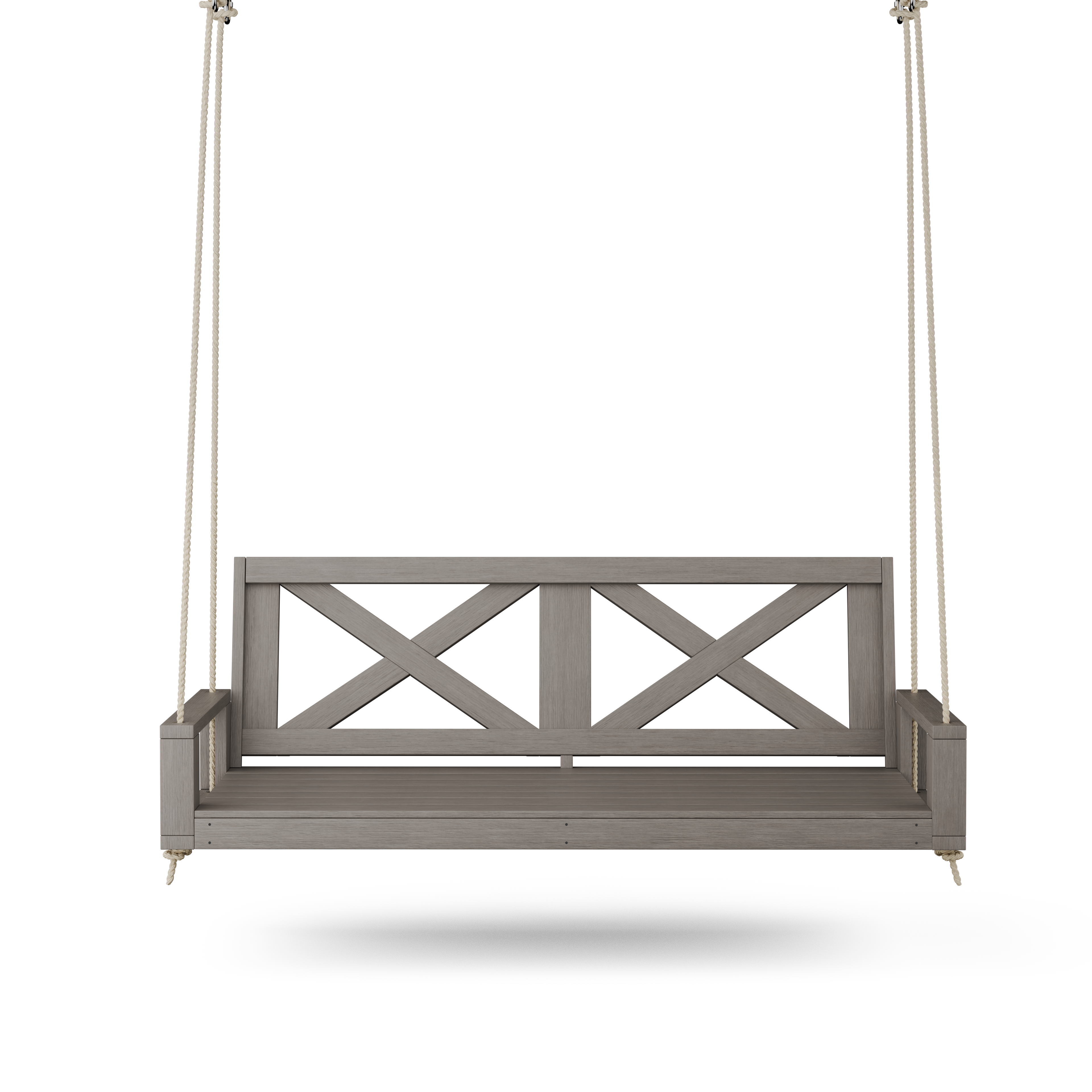 Amish Casual Malvern Porch Swing Bed, Twin Grey