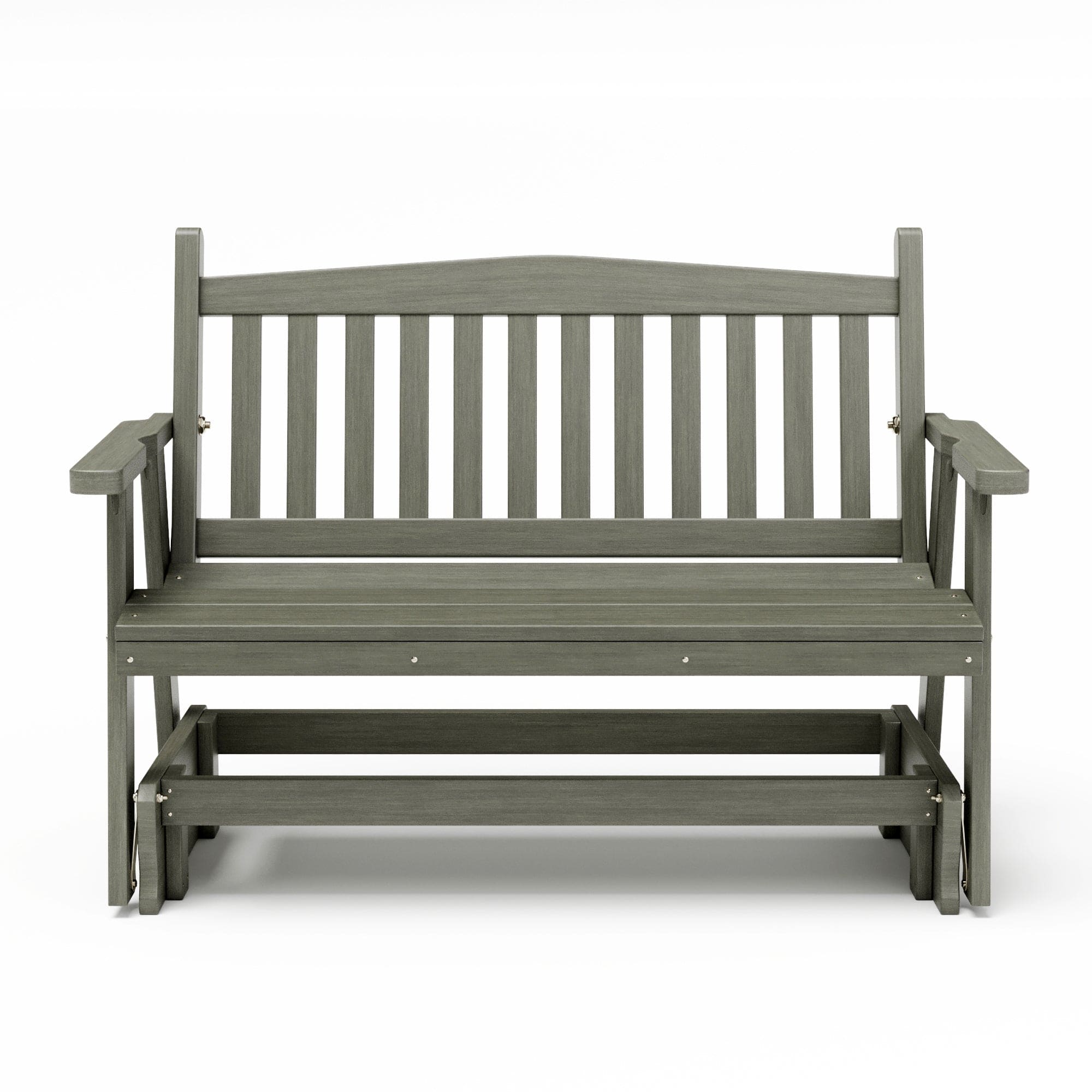 SimplyPoly Amish Made Mission Recycled Plastic Porch Glider