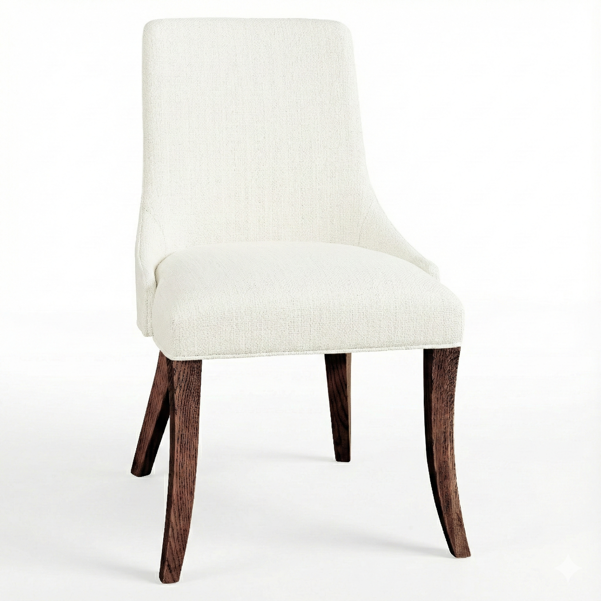 Fairfield Chair in Oak with Kona Stain and Knit fabric