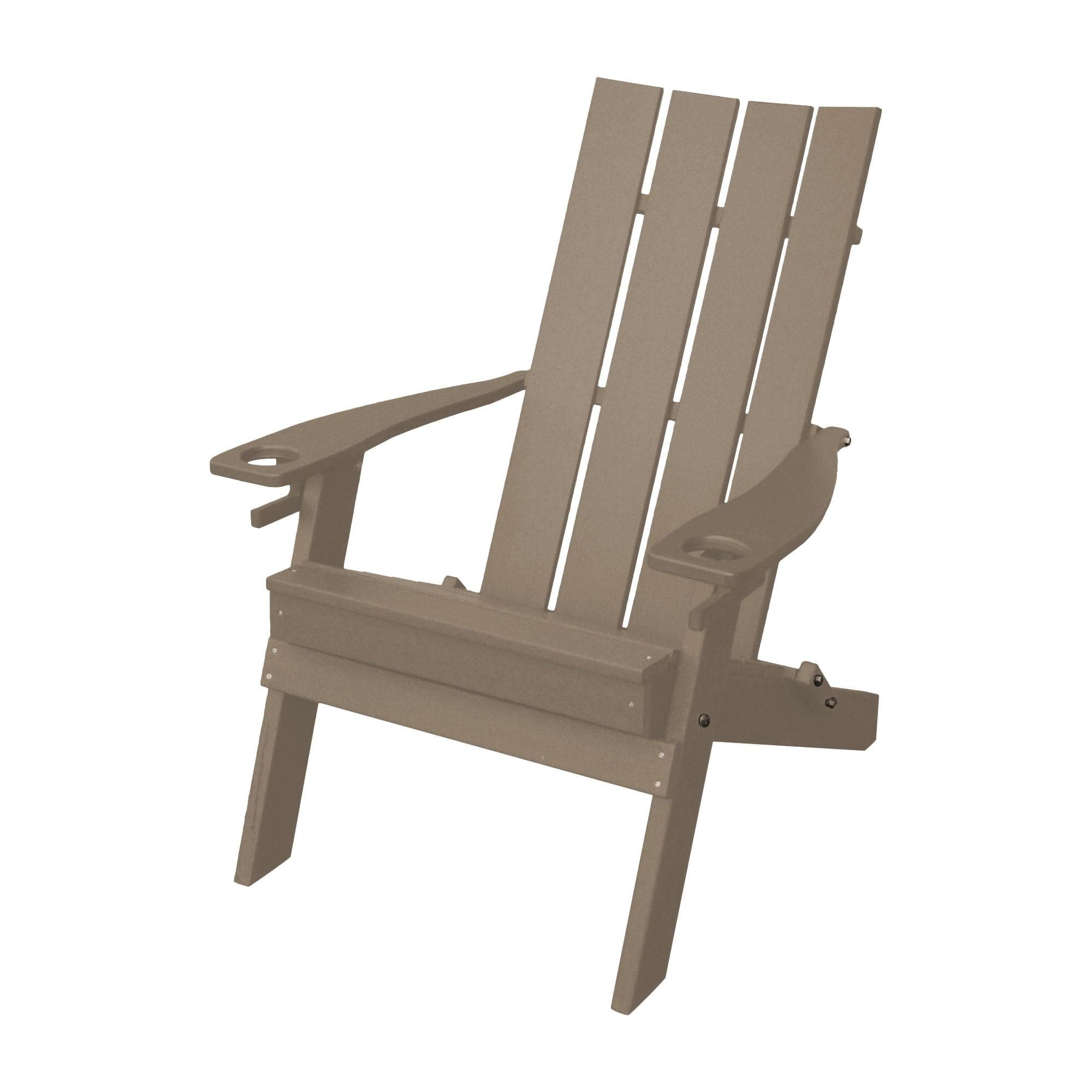 Keystone Amish Co. Modern Poly Lumber Folding Adirondack Chair