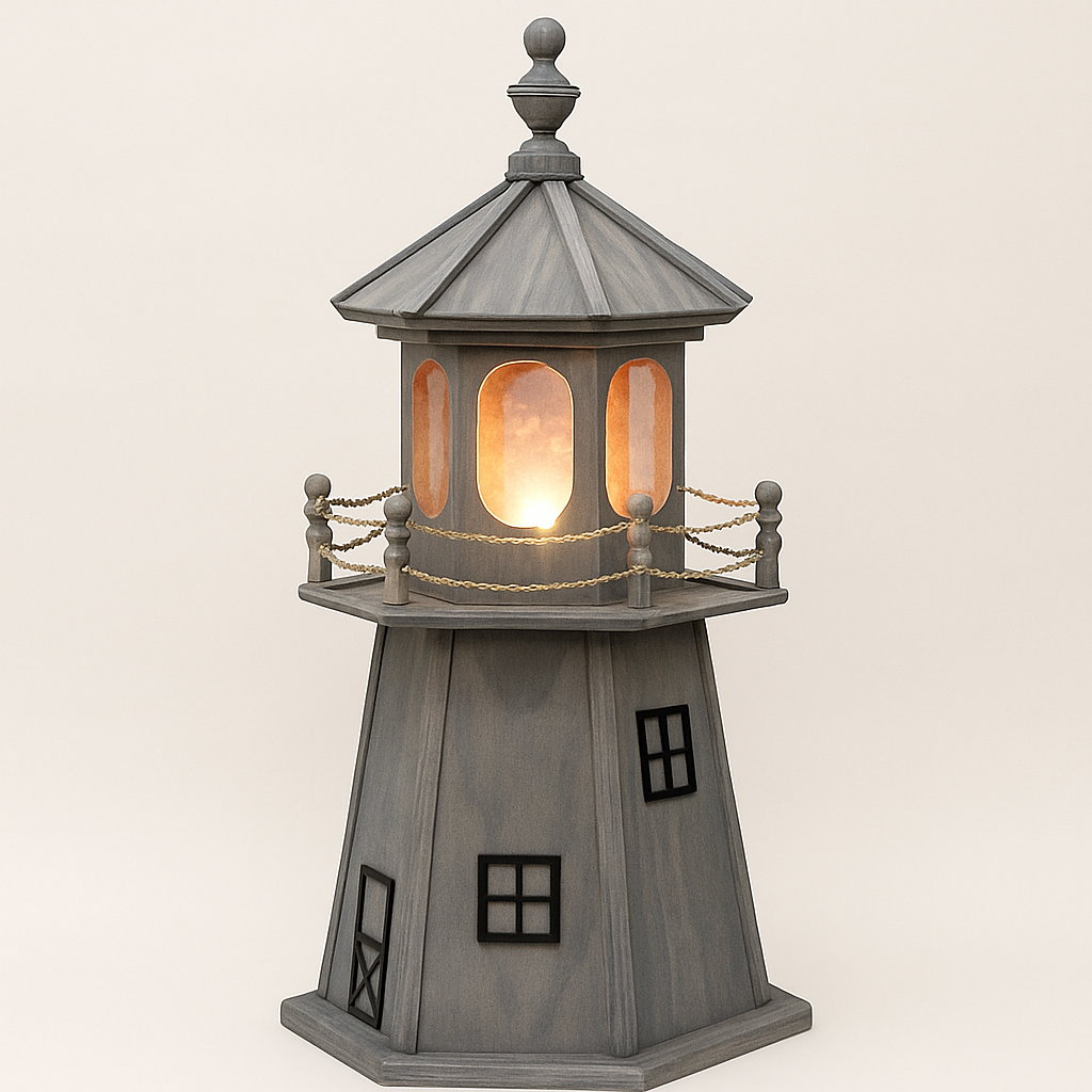 Heritage Lawncraft Pressure Treated Wood Decorative Lighthouse