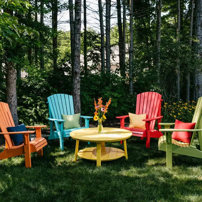 LuxCraft Poly Composite Royal Adirondack Patio Chair