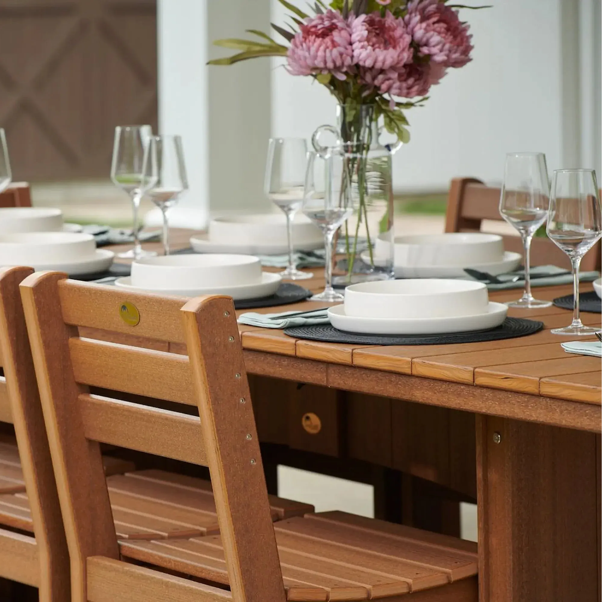 Luxcraft Poly Composite Urban Rectangular Dining Table