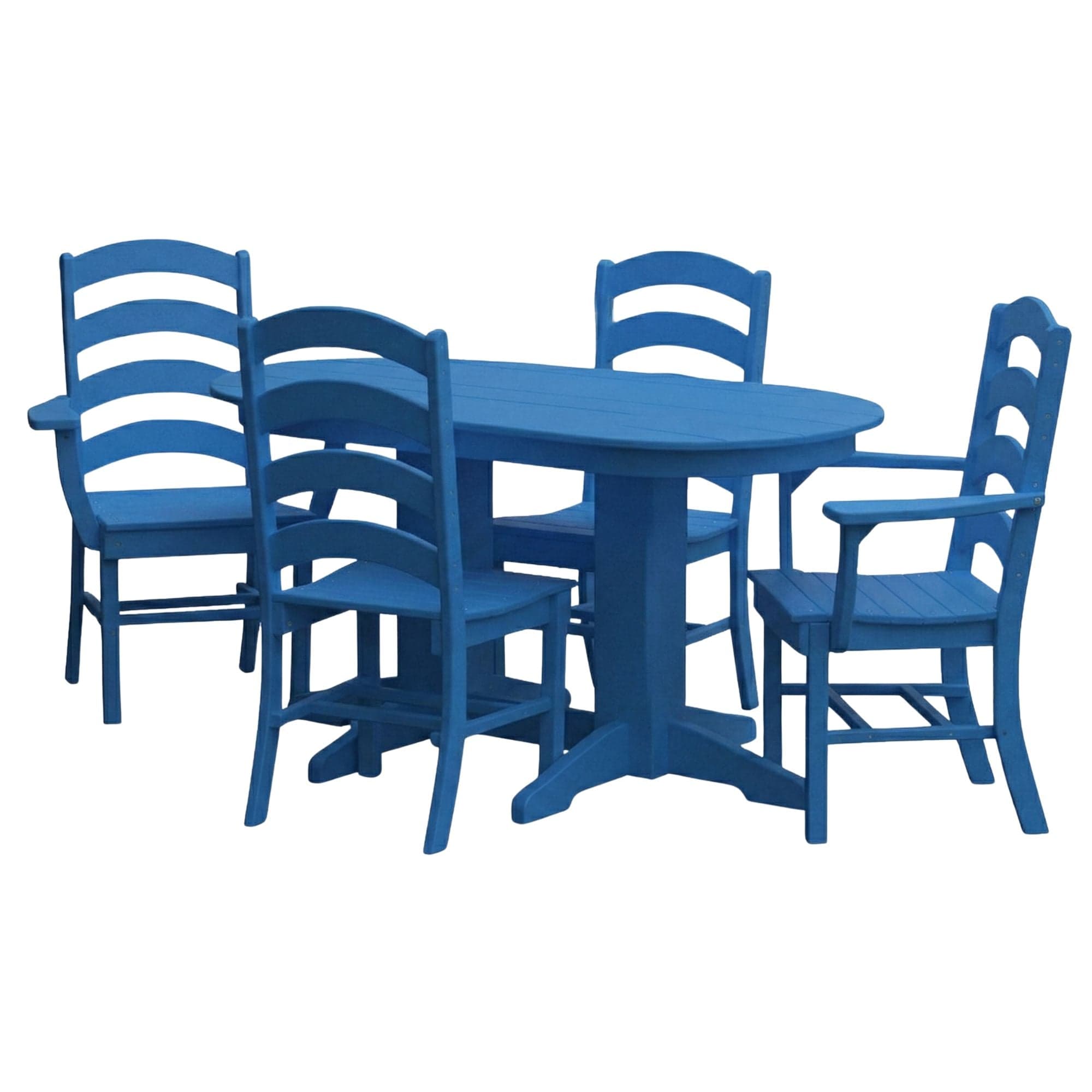 Keystone Amish Co. Josie 5-Piece Oval Poly Outdoor Dining Set