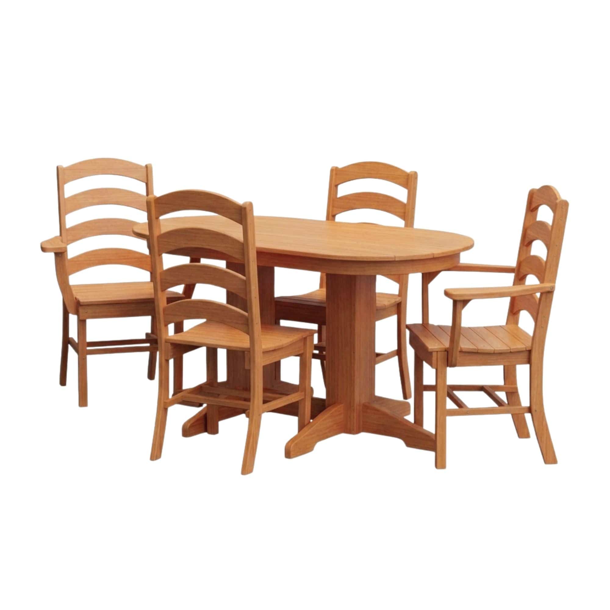 Keystone Amish Co. Josie 5-Piece Oval Poly Outdoor Dining Set