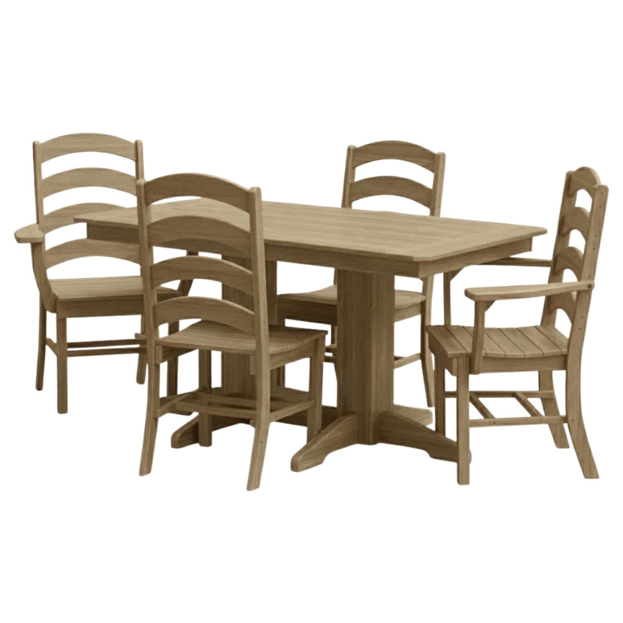 Keystone Amish Co. Josie 5-Foot Poly Outdoor Dining Set