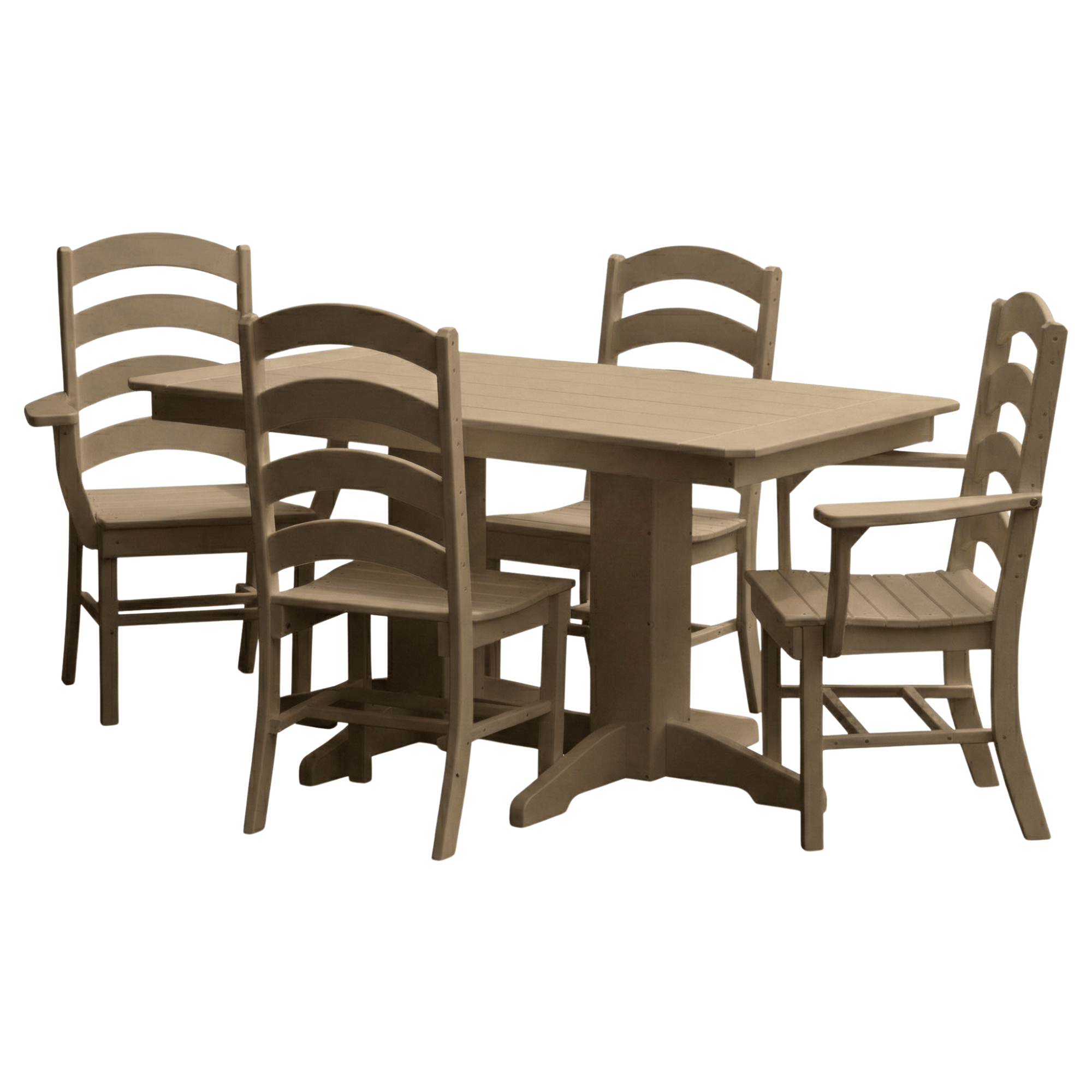 Keystone Amish Co. Josie 5-Foot Poly Outdoor Dining Set