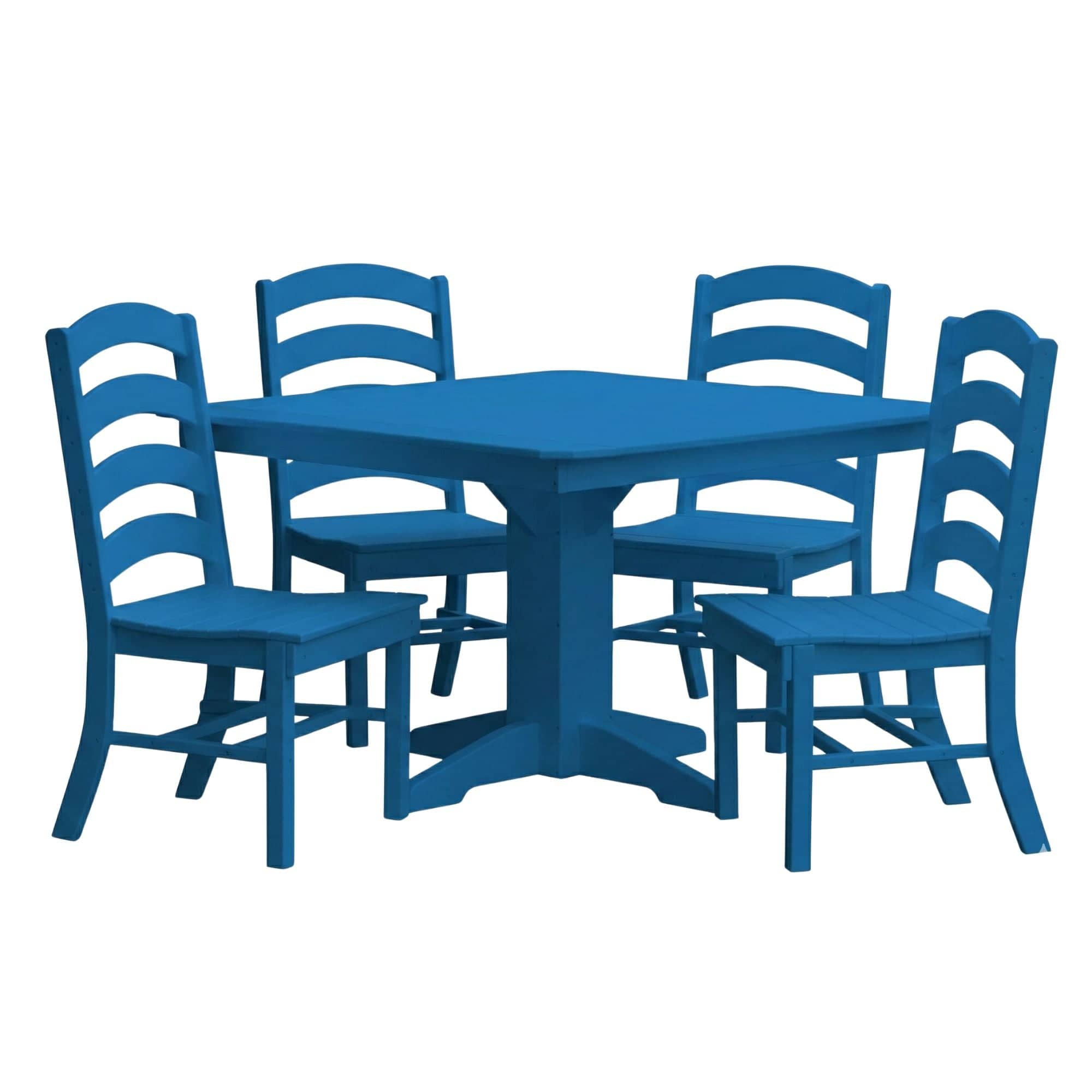 Keystone Amish Co. Josie 5-Piece Square Poly Outdoor Dining Set