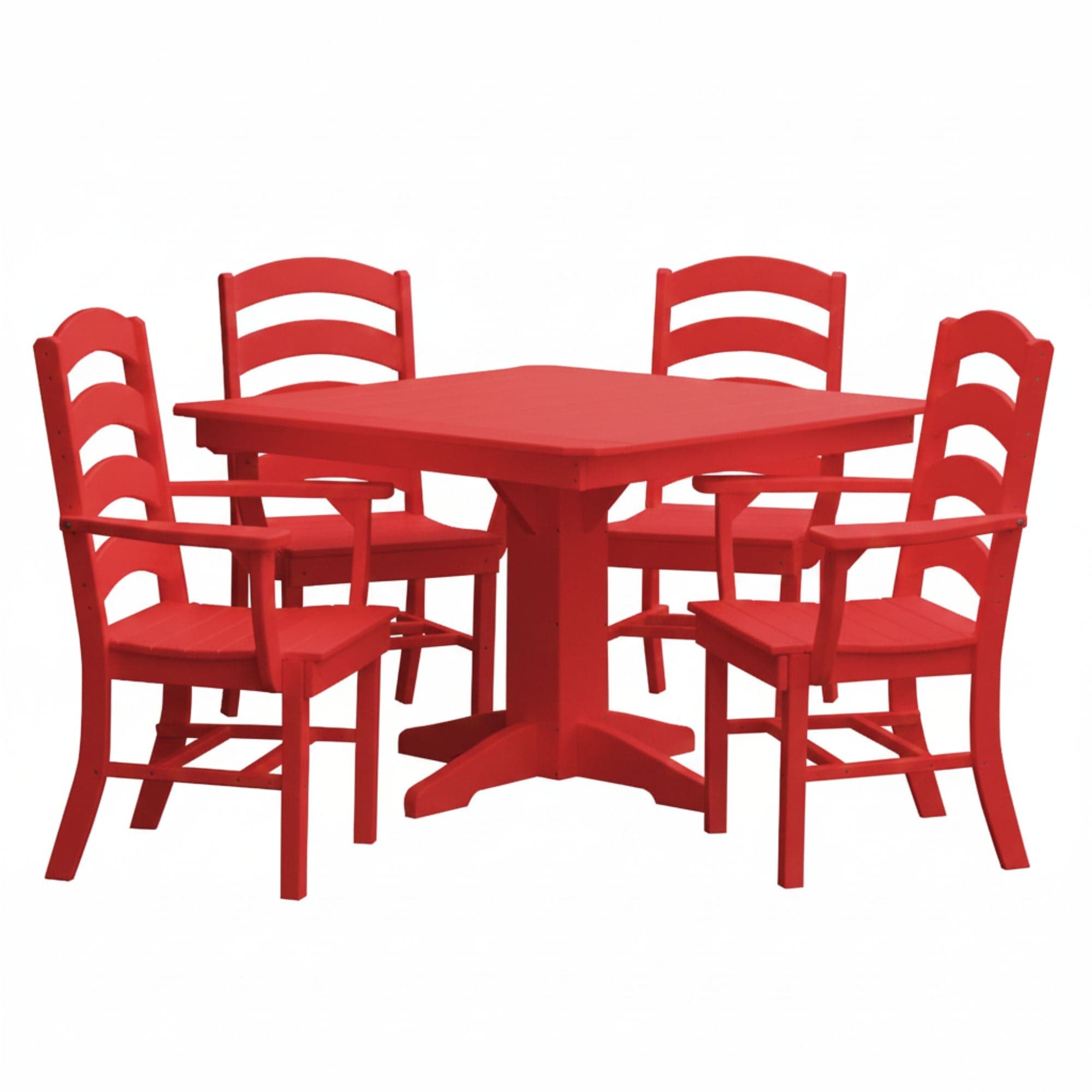 Keystone Amish Co. Josie 5-Piece Square Poly Outdoor Dining Set