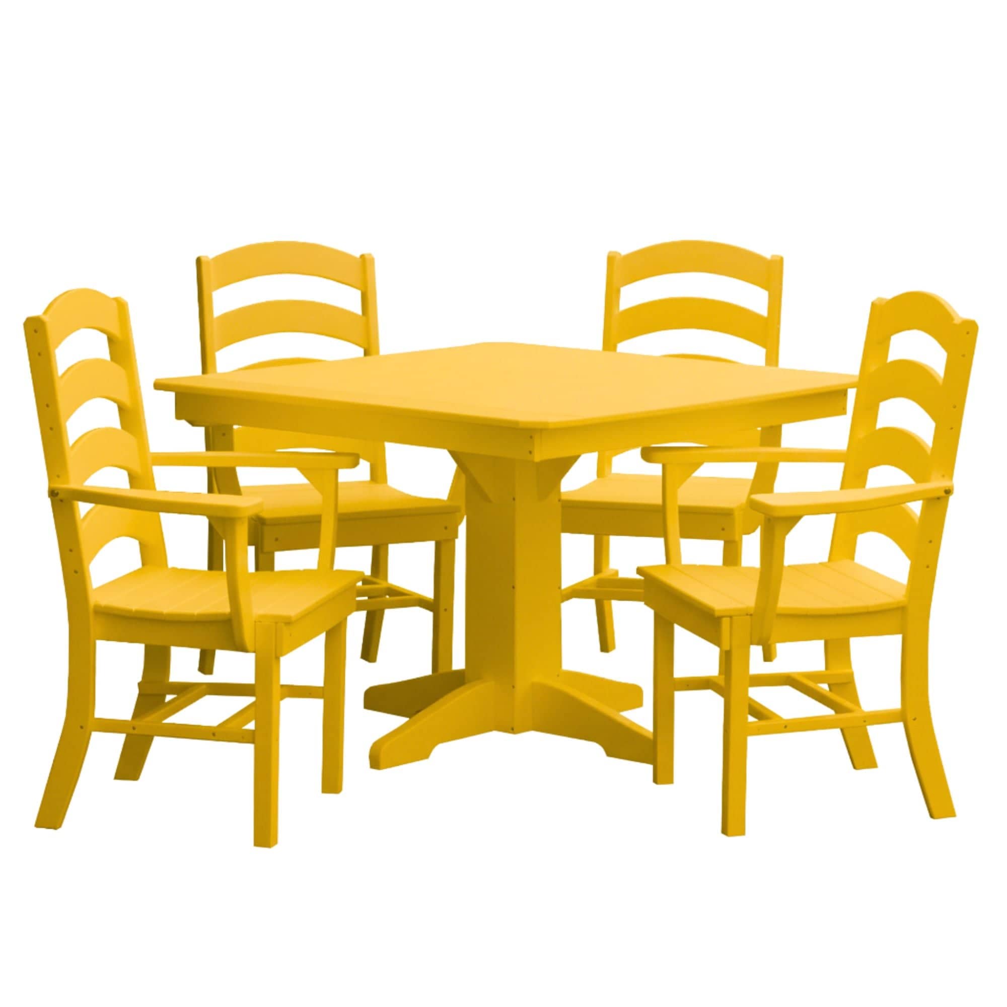 Keystone Amish Co. Josie 5-Piece Square Poly Outdoor Dining Set