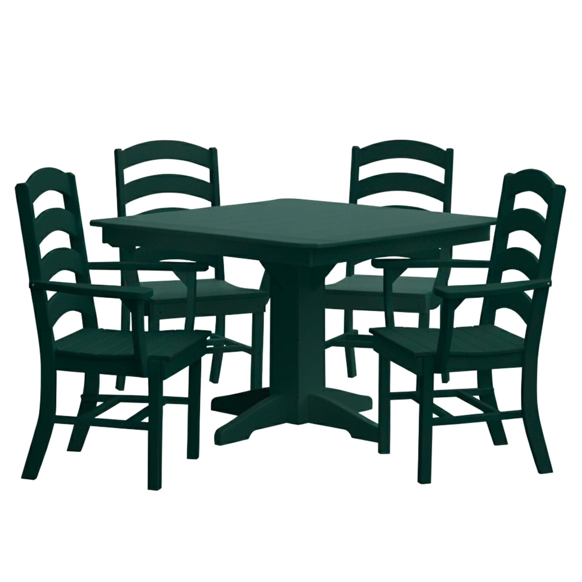 Keystone Amish Co. Josie 5-Piece Square Poly Outdoor Dining Set