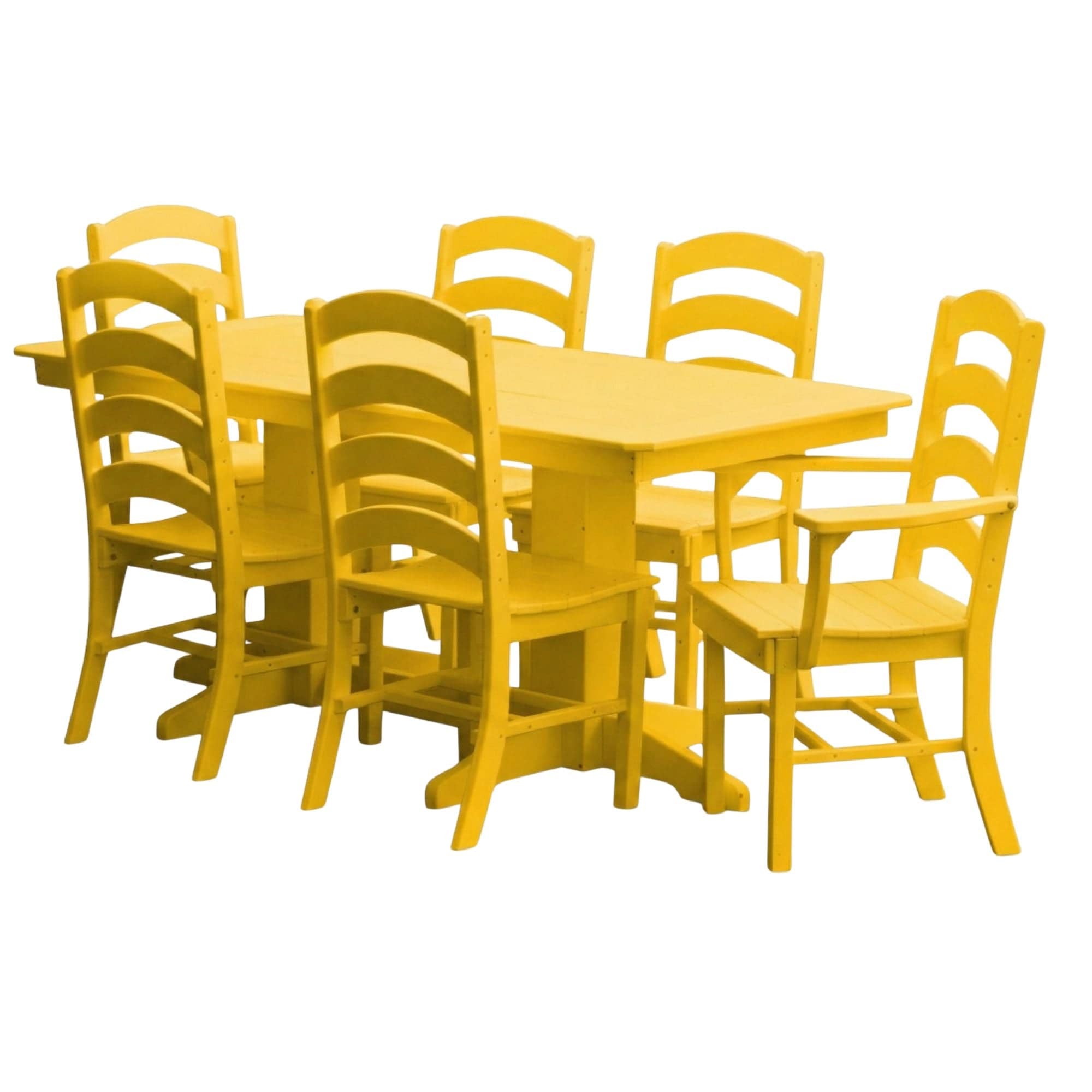 Keystone Amish Co. Josie 7-Piece Poly Lumber Outdoor Dining Set