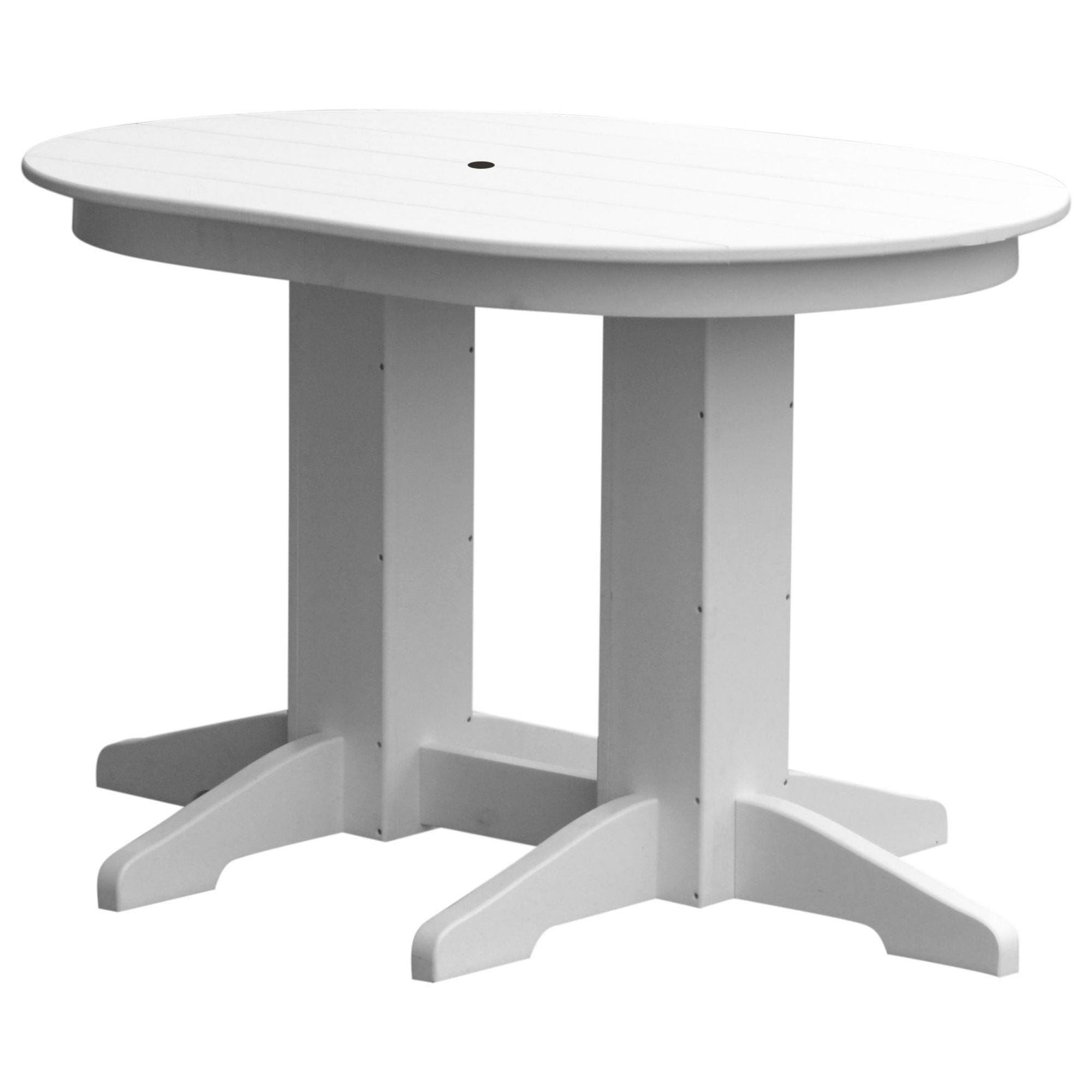 Keystone Amish Co. Poly Composite Oval Outdoor Counter Height Table