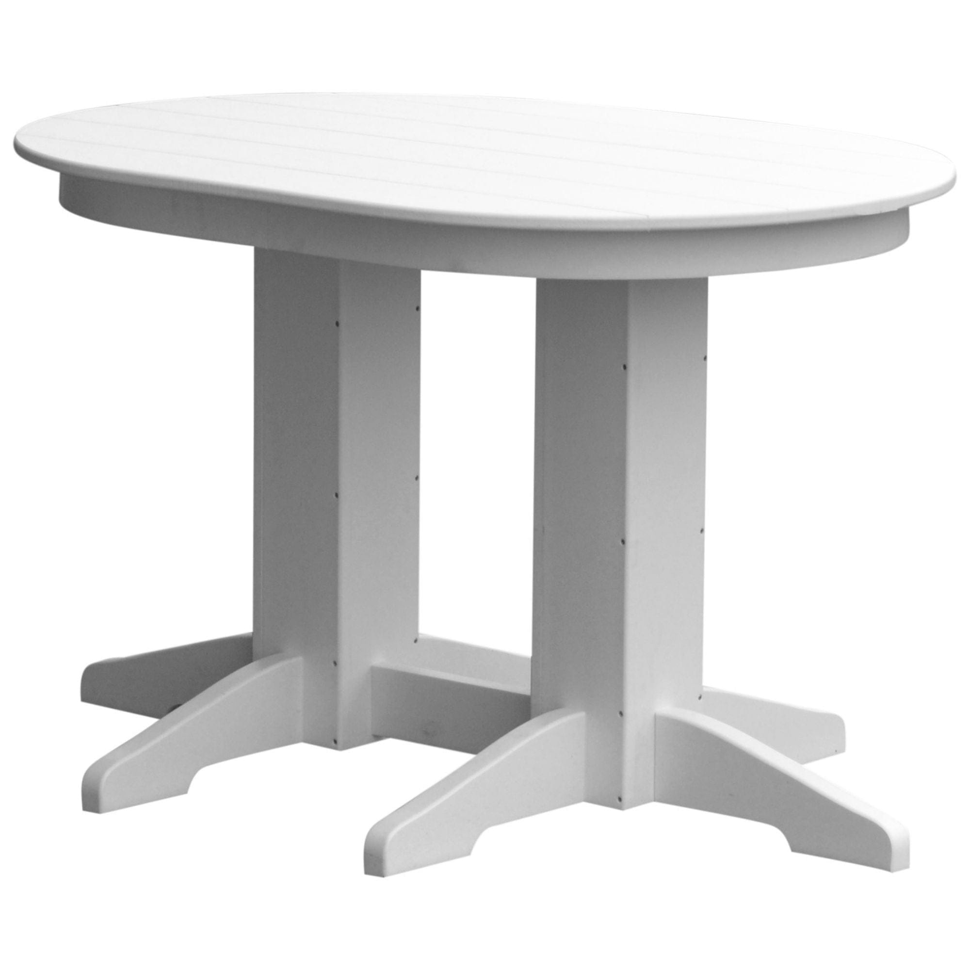 Keystone Amish Co. Poly Composite Oval Outdoor Counter Height Table