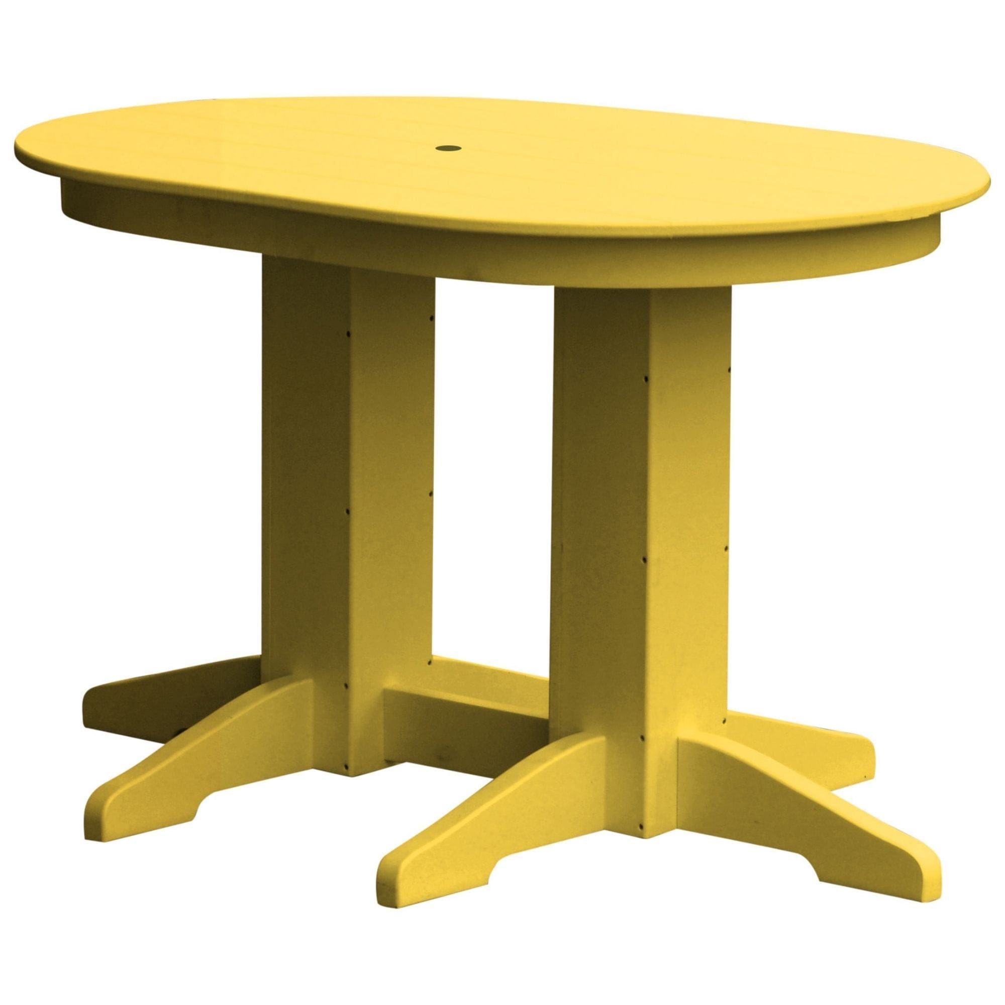 Keystone Amish Co. Poly Composite Oval Outdoor Counter Height Table