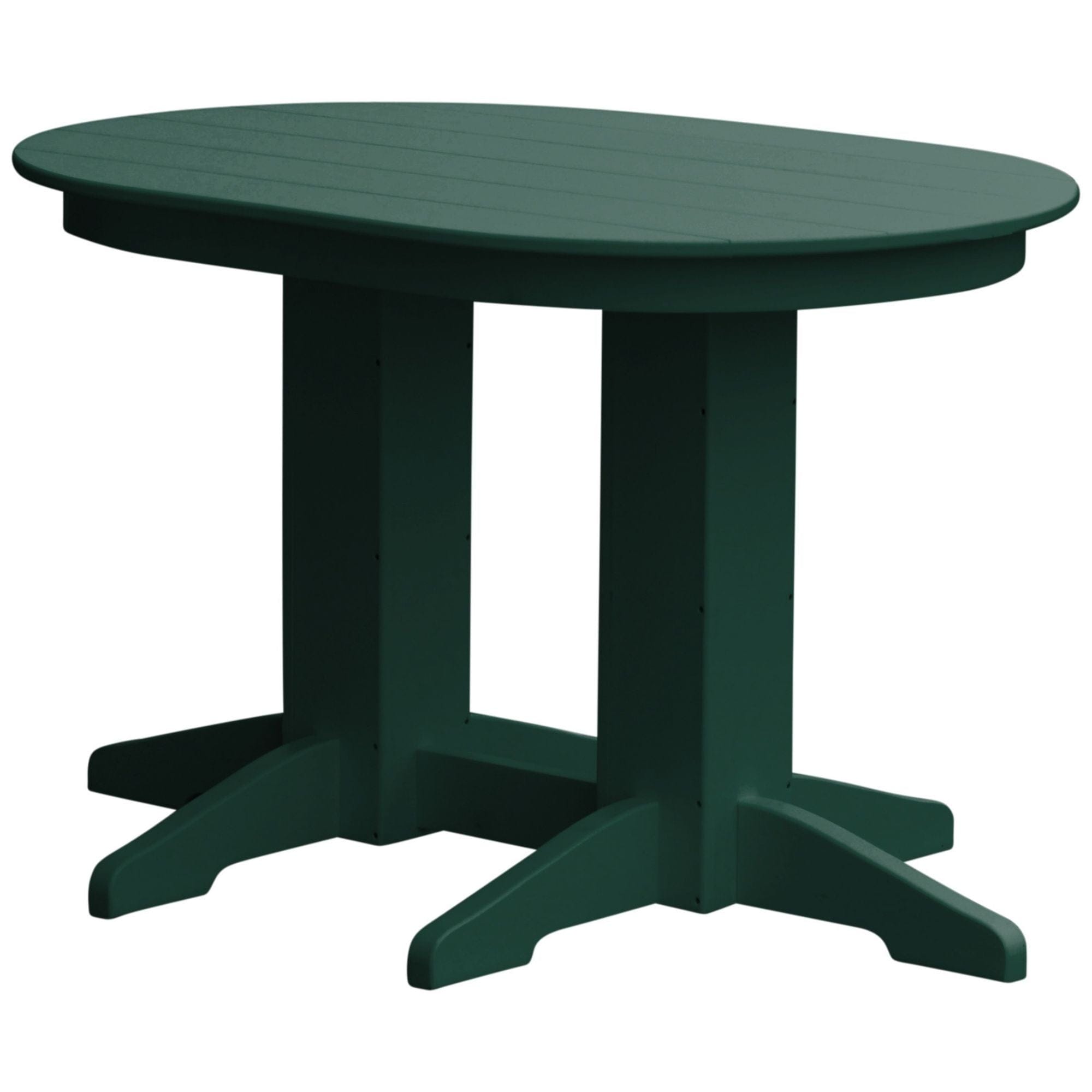 Keystone Amish Co. Poly Composite Oval Outdoor Counter Height Table
