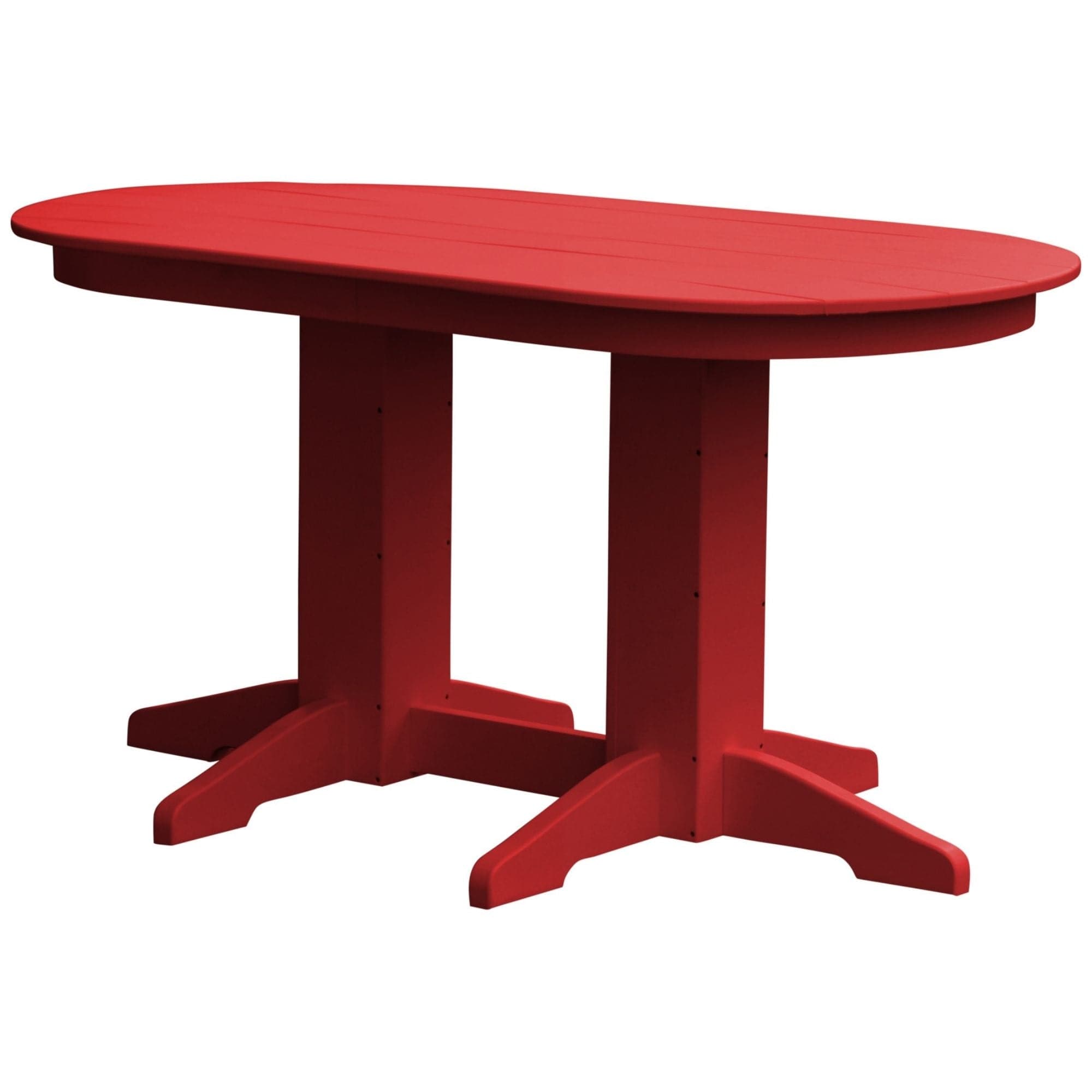 Keystone Amish Co. Poly Composite Oval Outdoor Counter Height Table