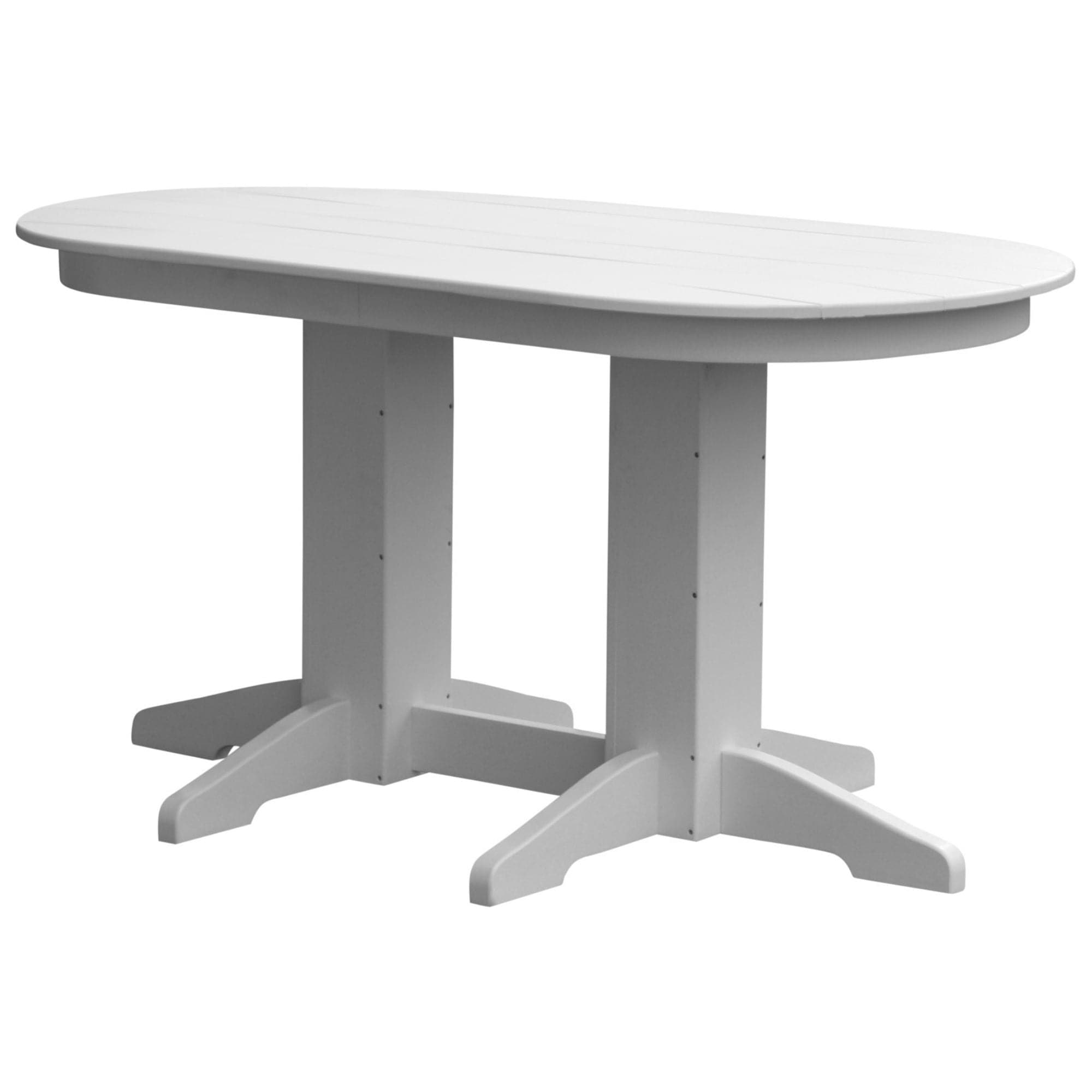 Keystone Amish Co. Poly Composite Oval Outdoor Counter Height Table