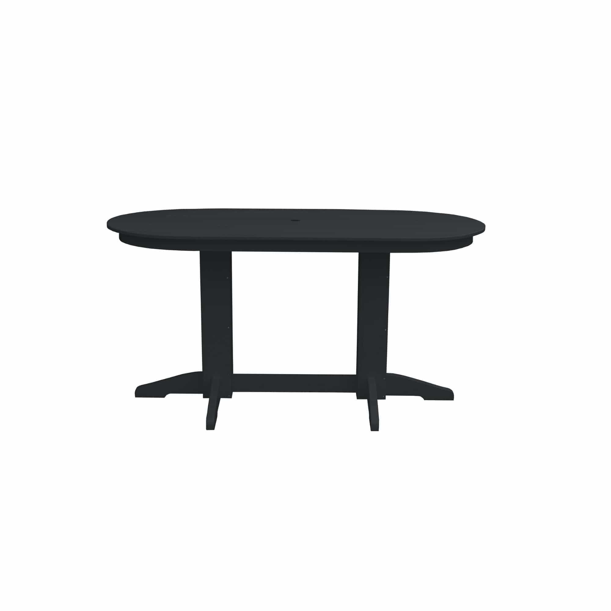 Keystone Amish Co. Poly Composite Oval Outdoor Counter Height Table