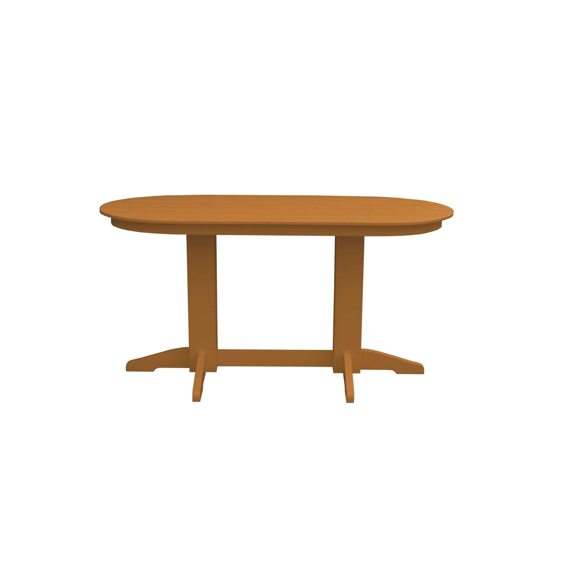 Keystone Amish Co. Poly Composite Oval Outdoor Counter Height Table