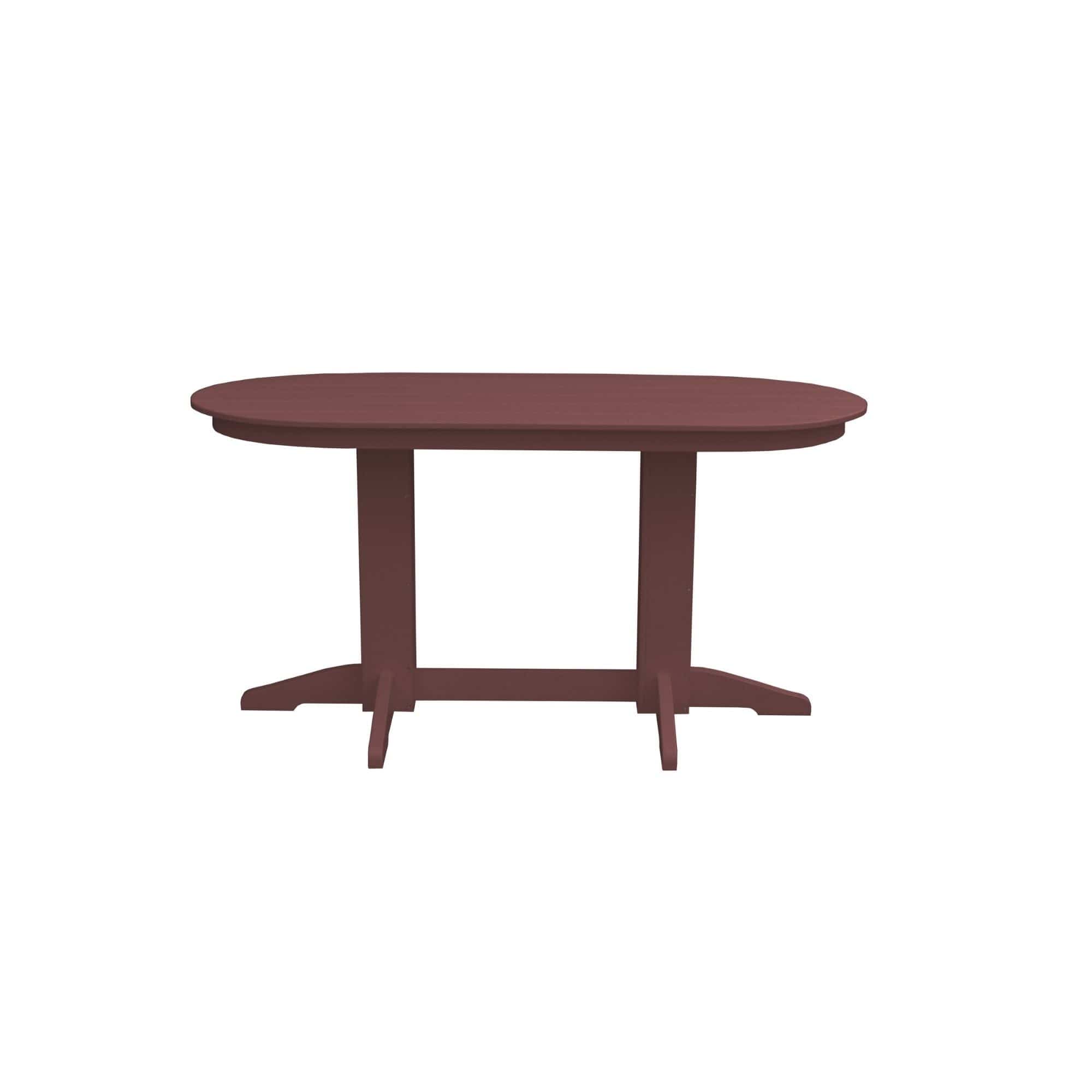 Keystone Amish Co. Poly Composite Oval Outdoor Counter Height Table
