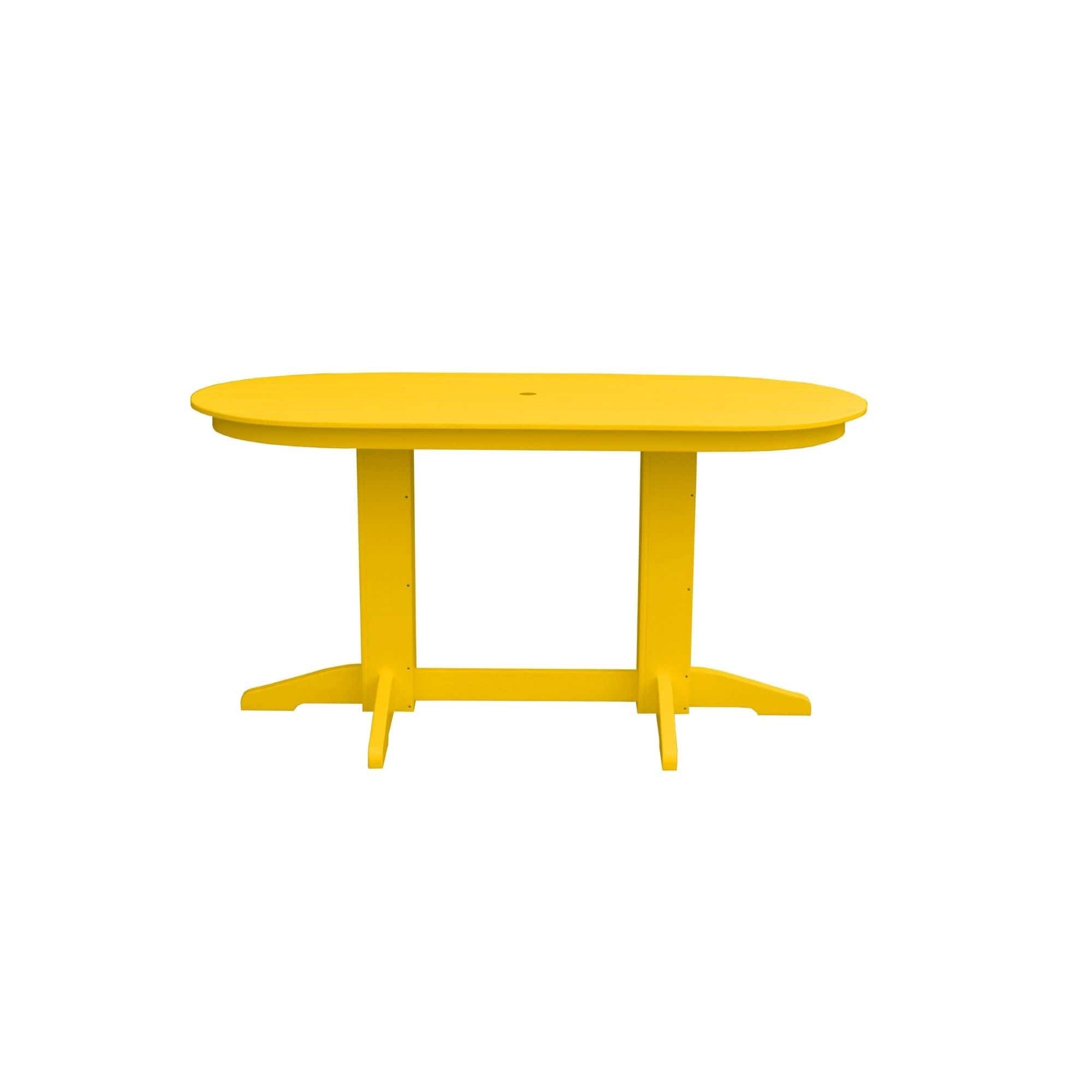 Keystone Amish Co. Poly Composite Oval Outdoor Counter Height Table