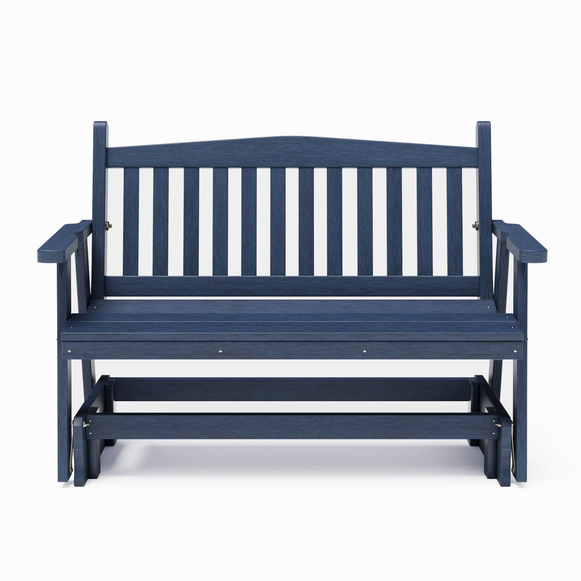SimplyPoly Amish Made Mission Recycled Plastic Porch Glider
