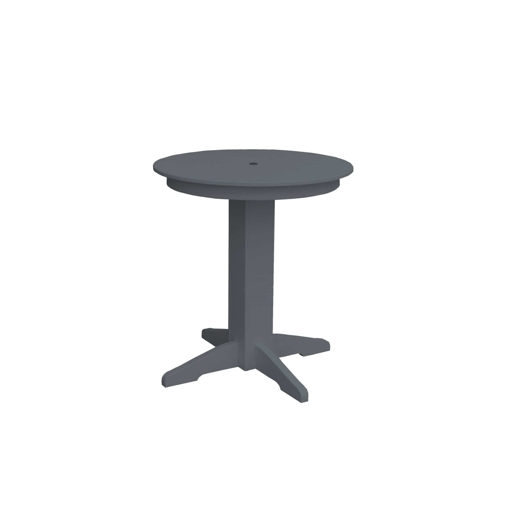 Keystone Amish Co. Round Poly Lumber Counter Height Table