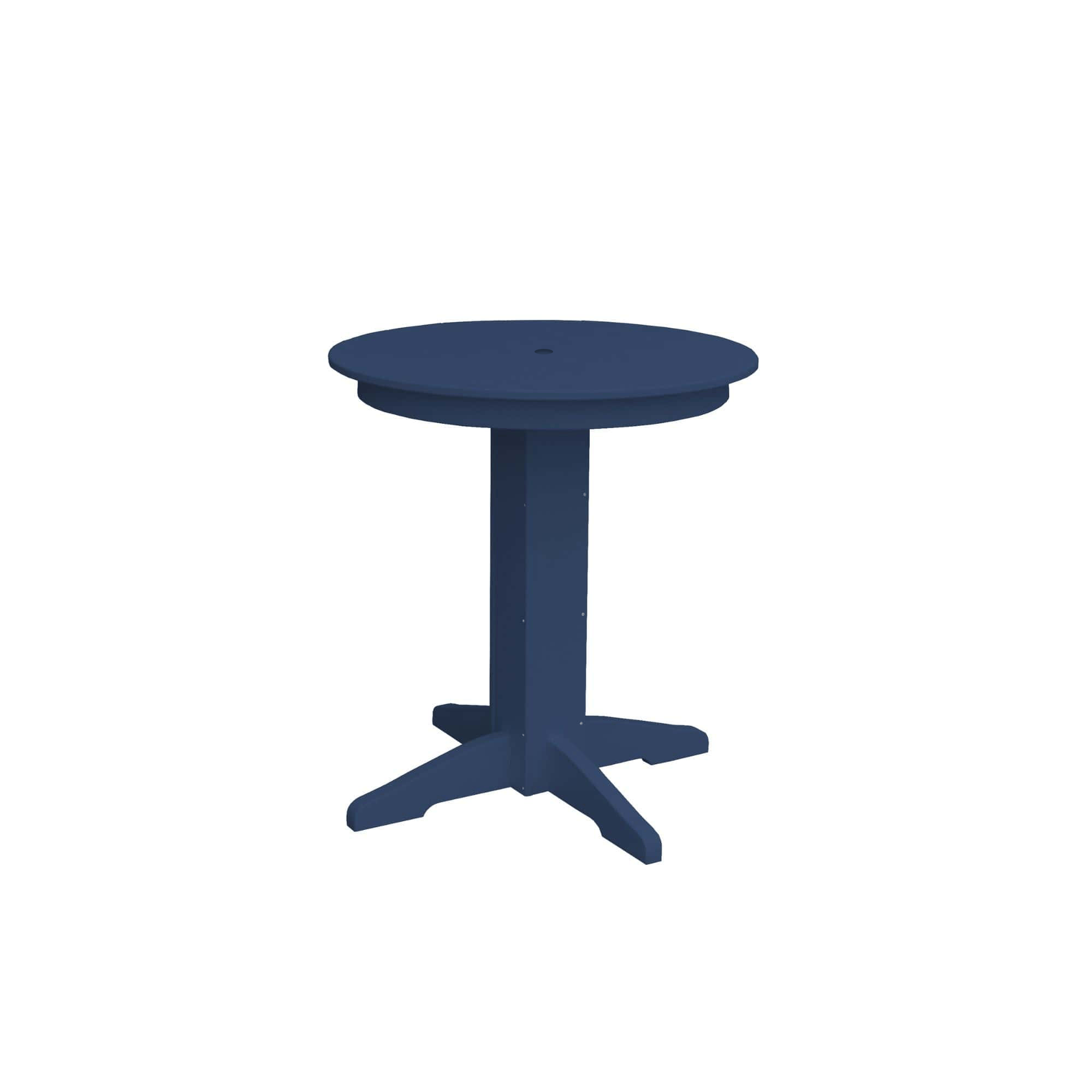 Keystone Amish Co. Round Poly Lumber Counter Height Table