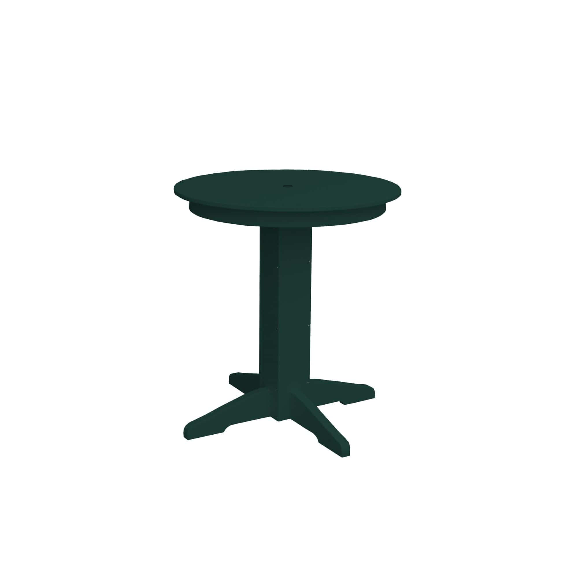 Keystone Amish Co. Round Poly Lumber Counter Height Table